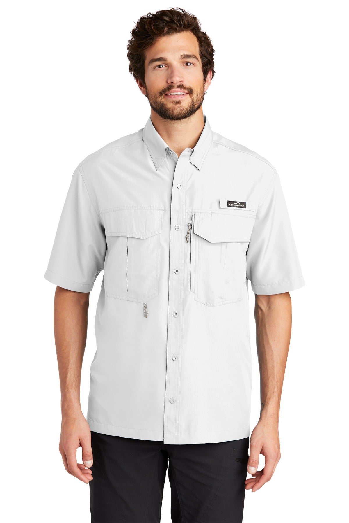 Woven Shirts White Eddie Bauer