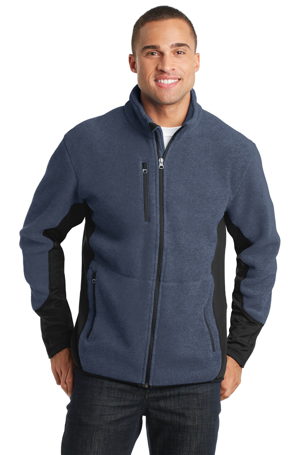 Outerwear Navy Heather/ Black Port Authority