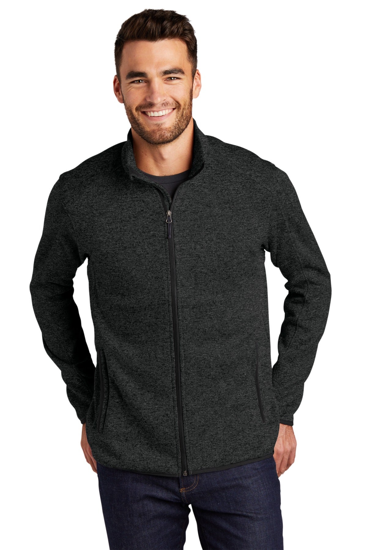 Outerwear Black Heather Port Authority