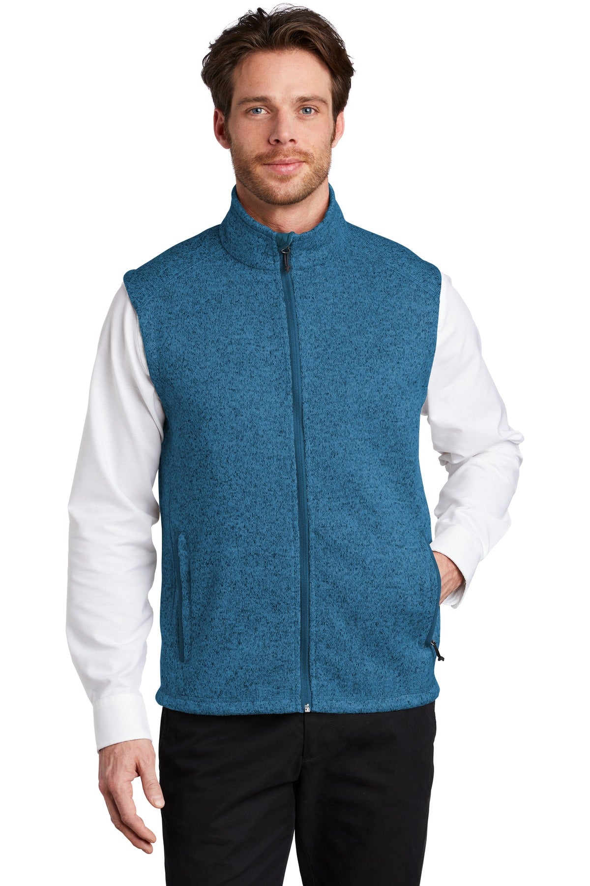 Outerwear Medium Blue Heather Port Authority