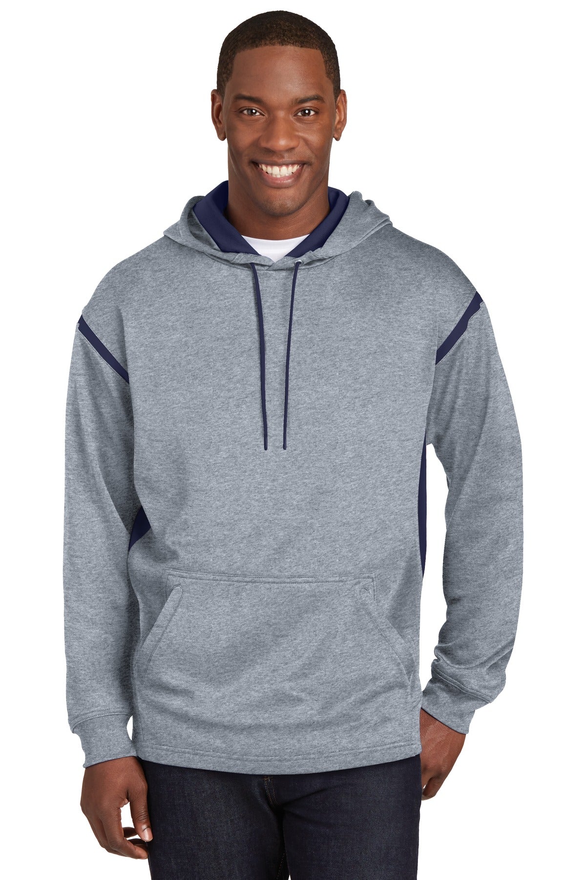 Activewear Grey Heather/ True Navy Sport-Tek