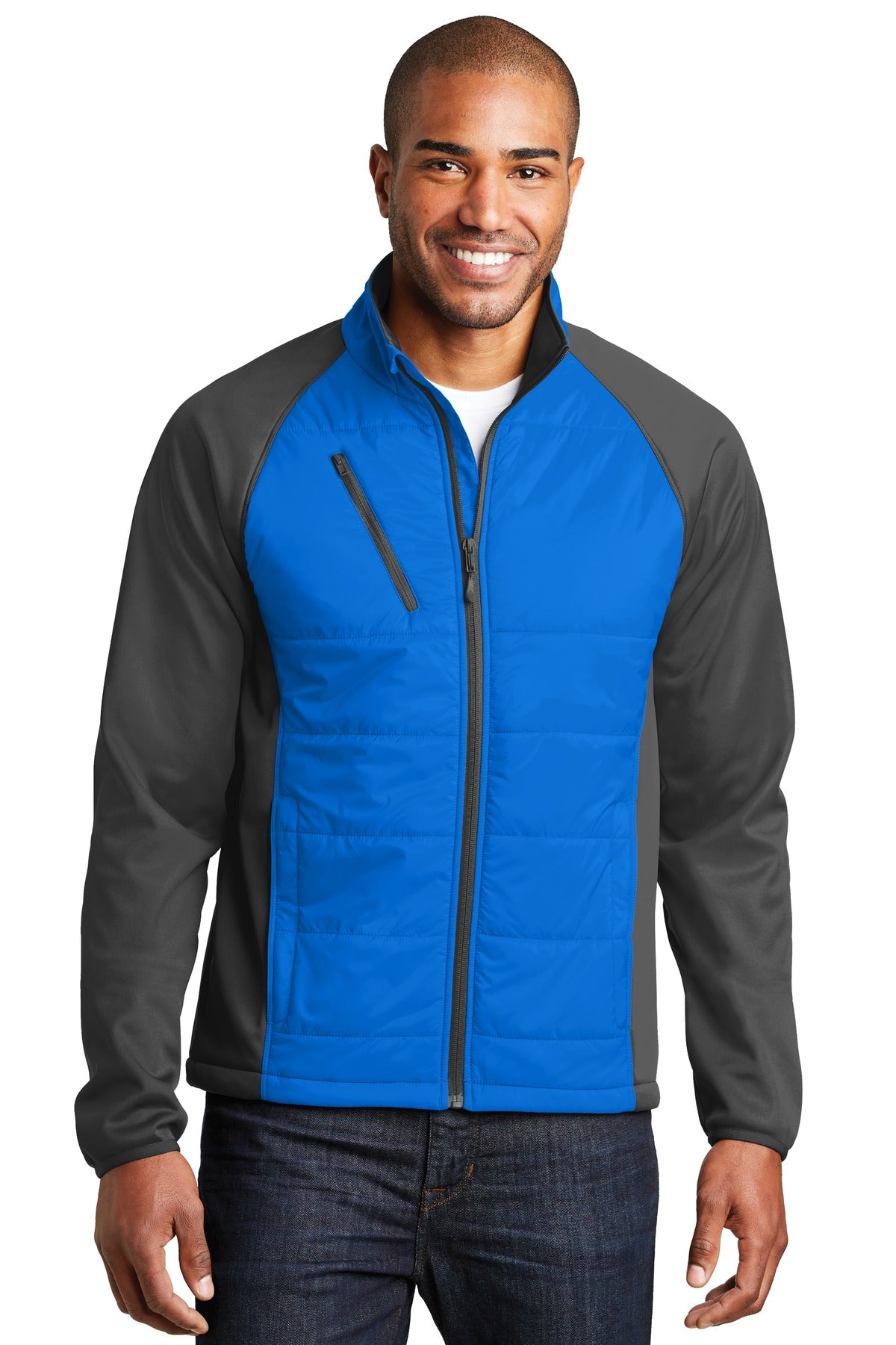 Outerwear Skydiver Blue/ Grey Steel Port Authority