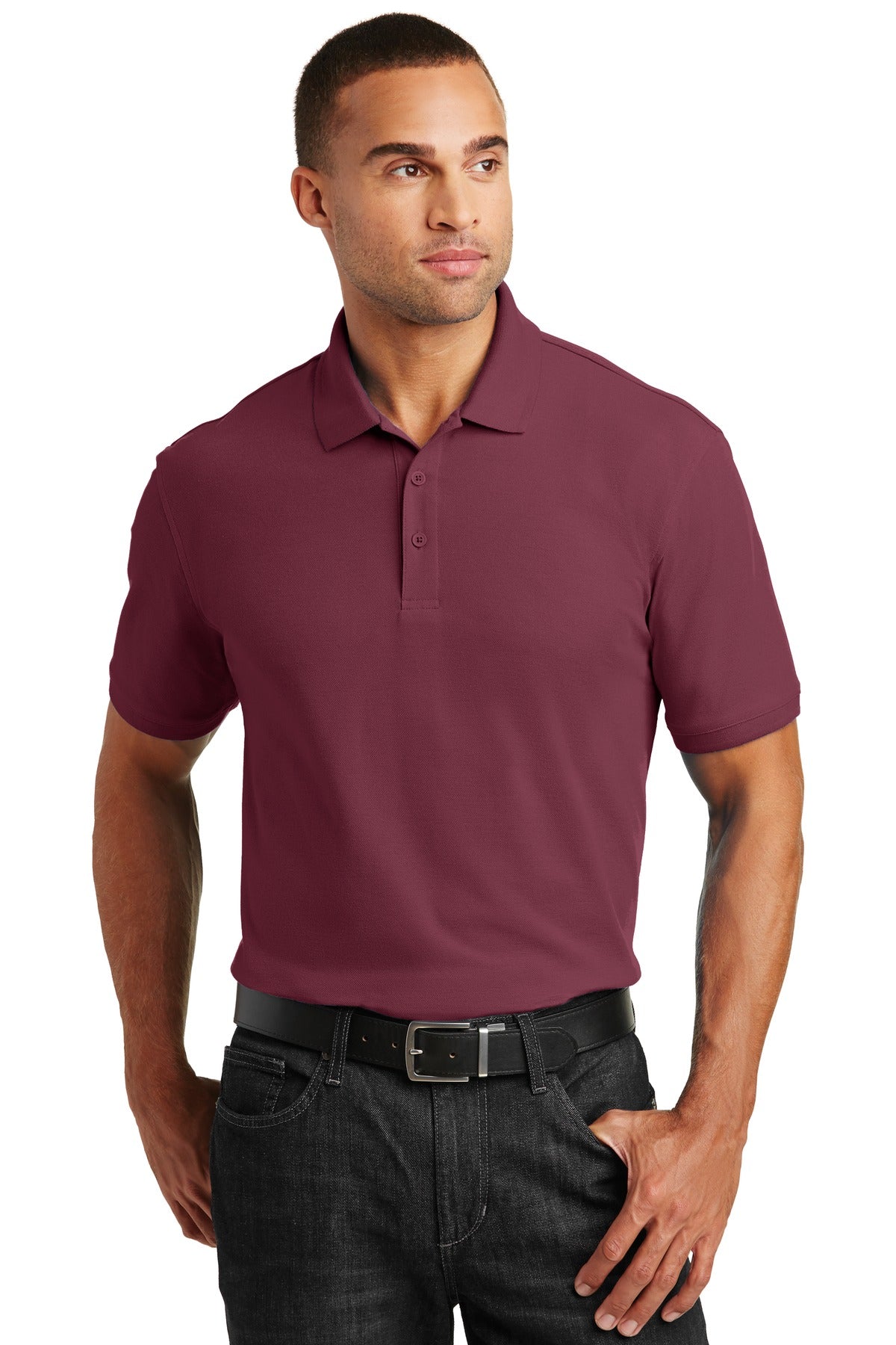 Polos/Knits Burgundy Port Authority