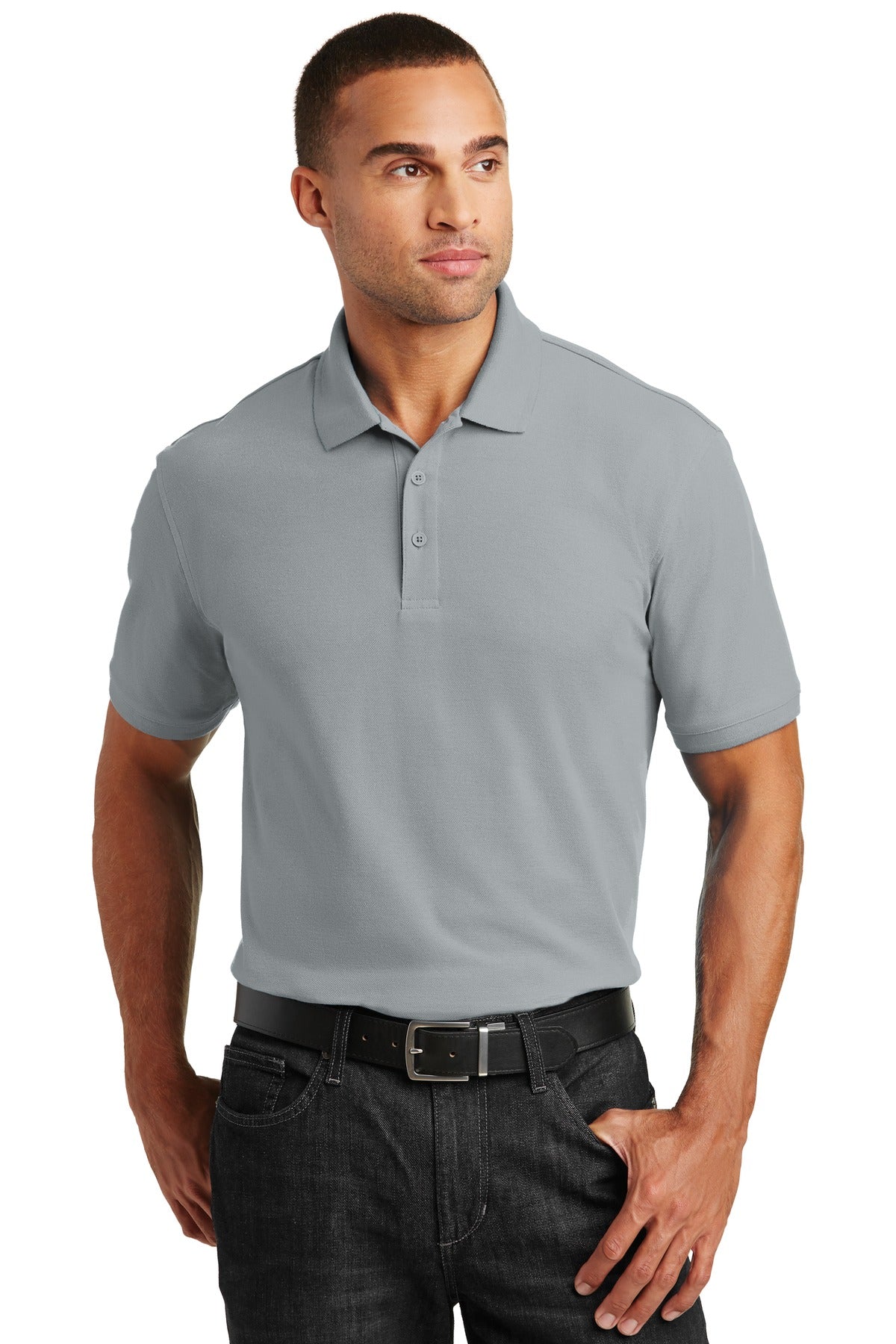 Polos/Knits Gusty Grey Port Authority