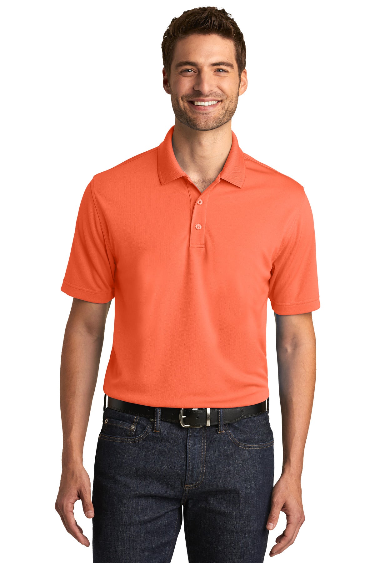 Polos/Knits Coral Splash Port Authority