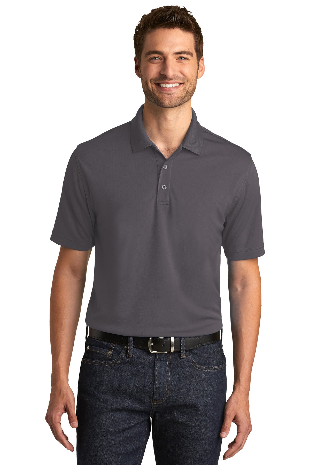 Polos/Knits Graphite Port Authority