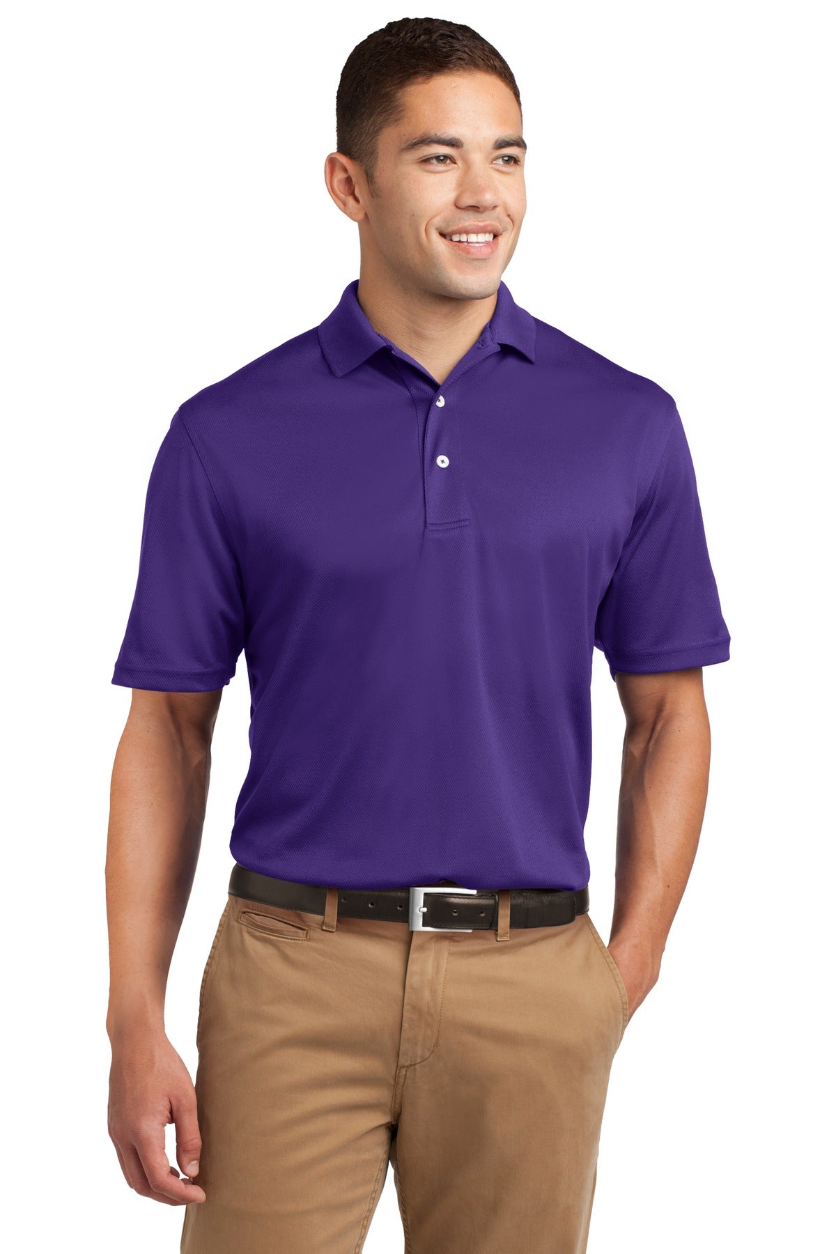 Polos/Knits Purple Sport-Tek