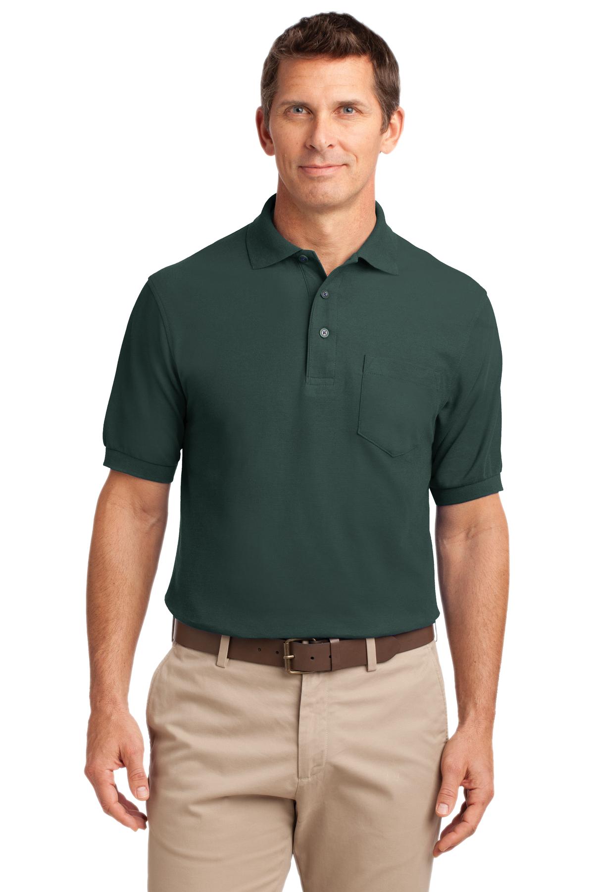 Polos/Knits Dark Green Port Authority
