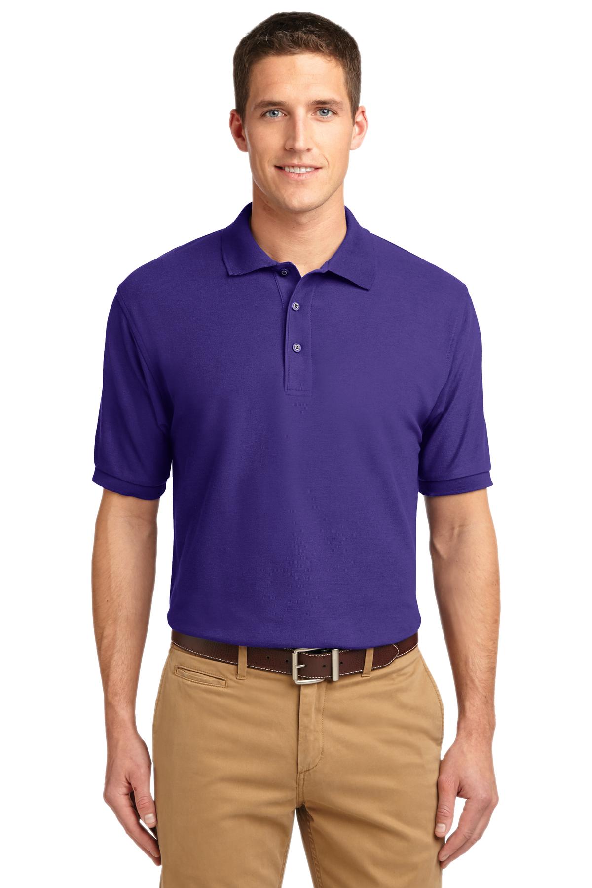 Polos/Knits Purple Port Authority