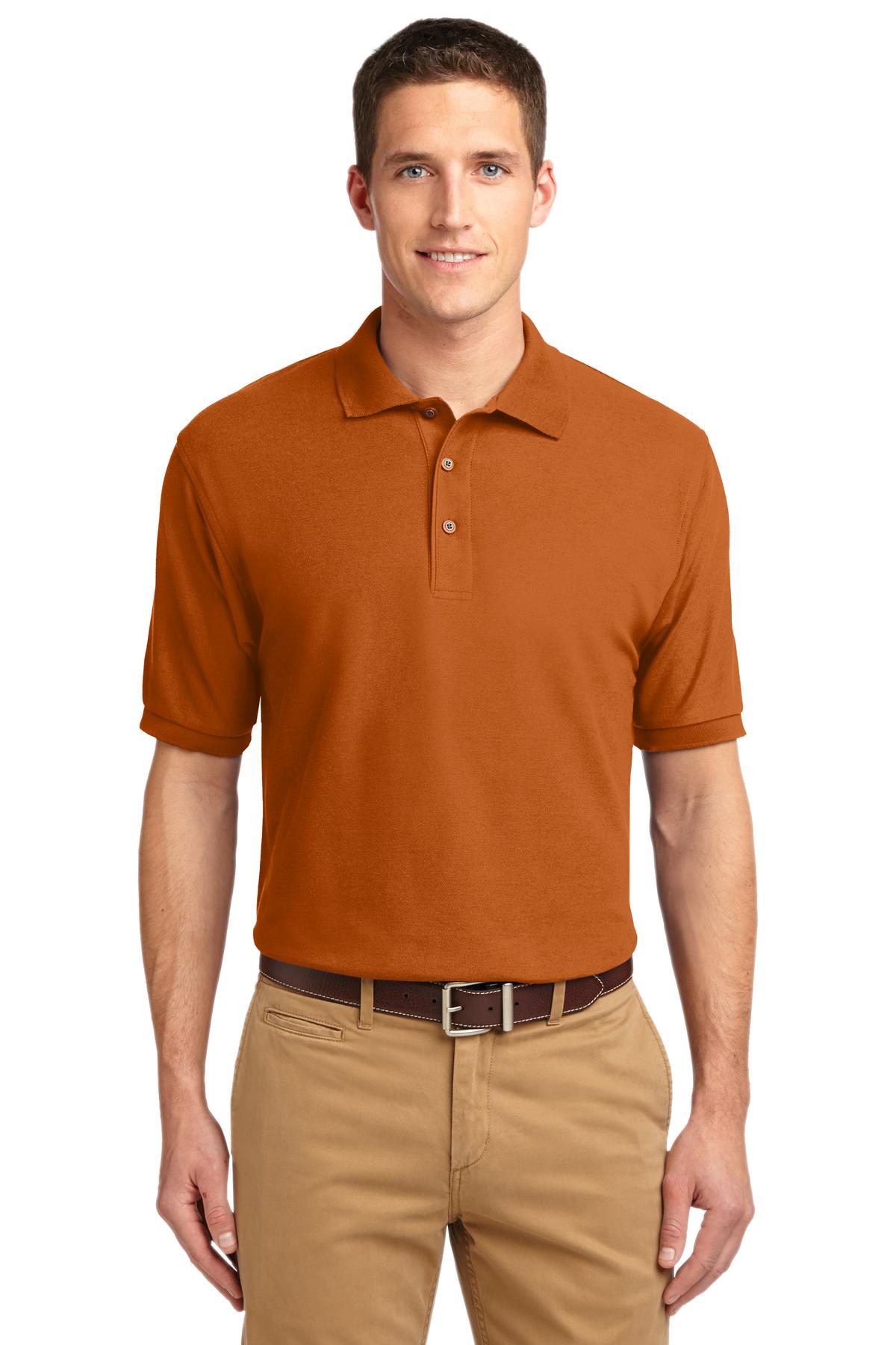 Polos/Knits Texas Orange Port Authority