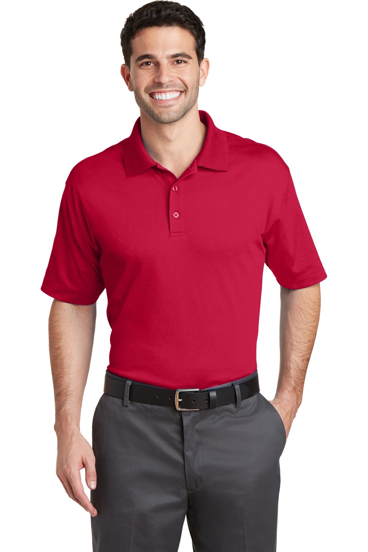 Polos/Knits Engine Red Port Authority