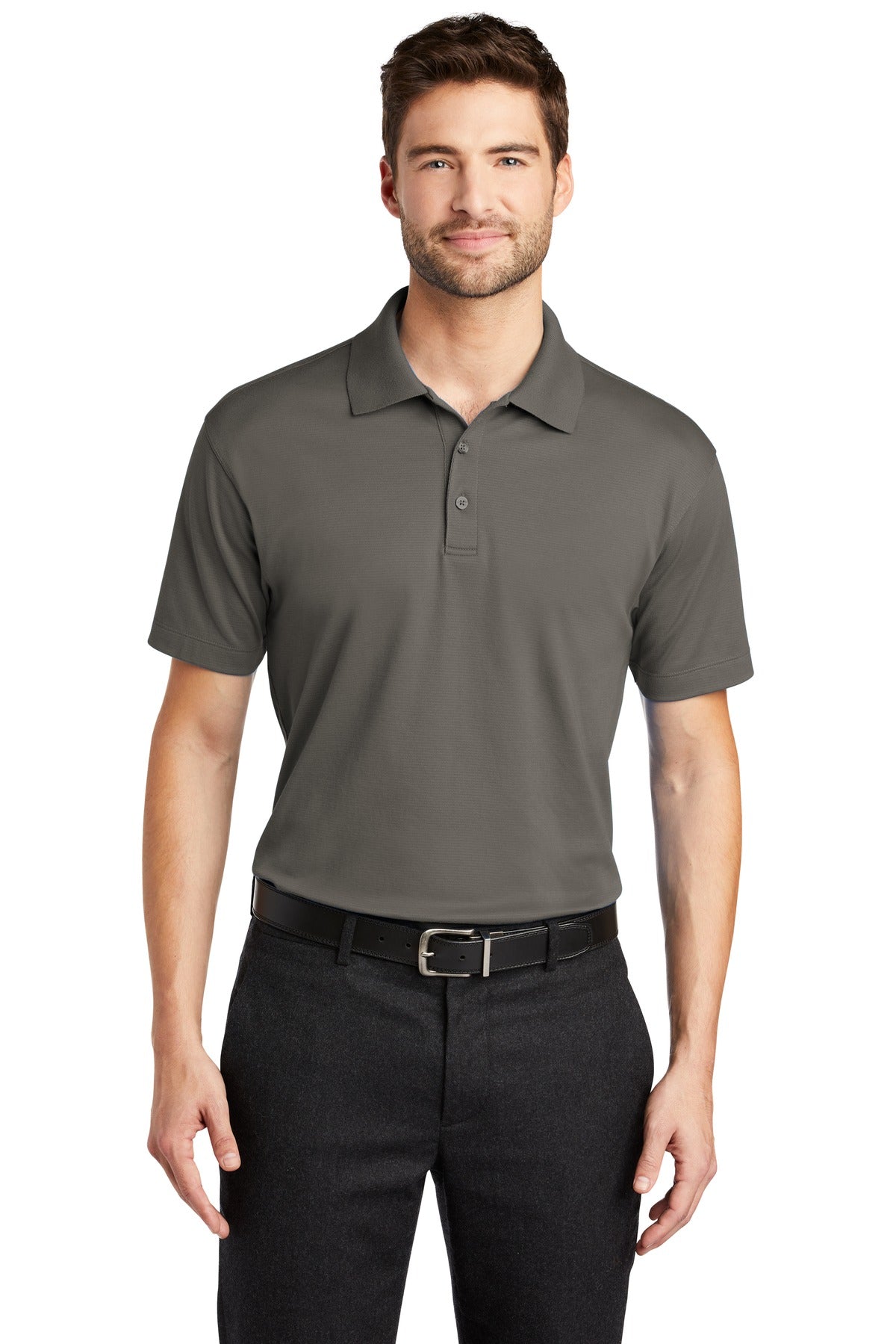 Polos/Knits Grey Smoke Port Authority