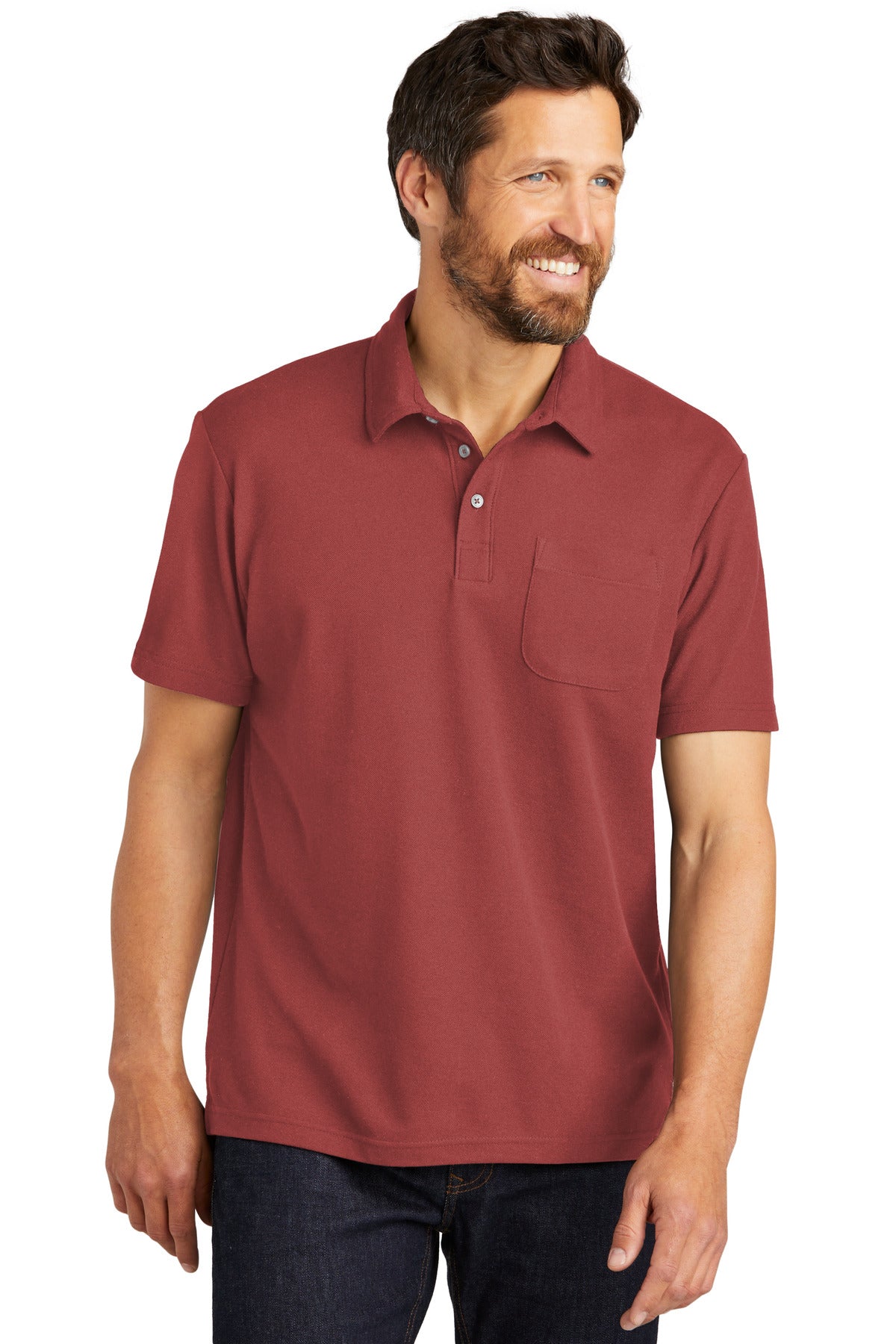 Polos/Knits Garnet Port Authority