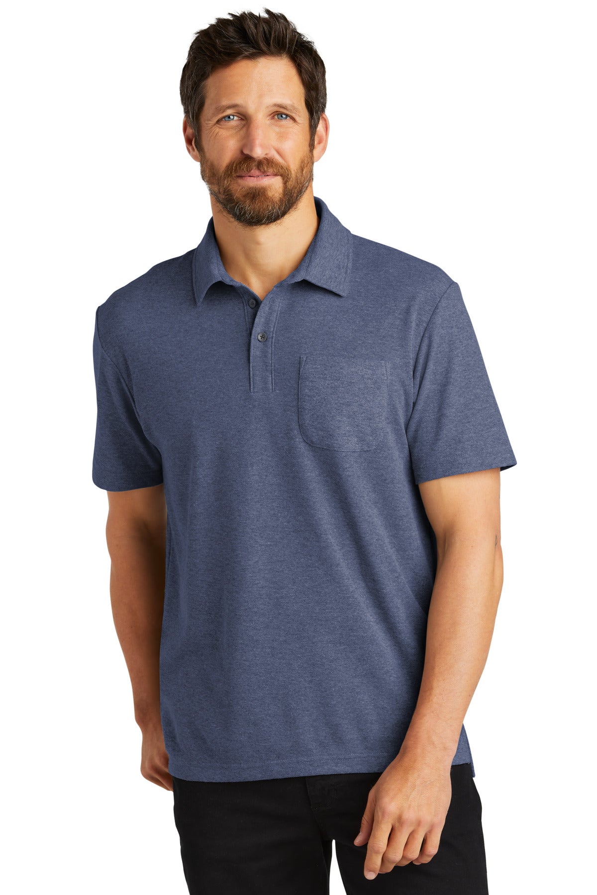 Polos/Knits Navy Heather Port Authority