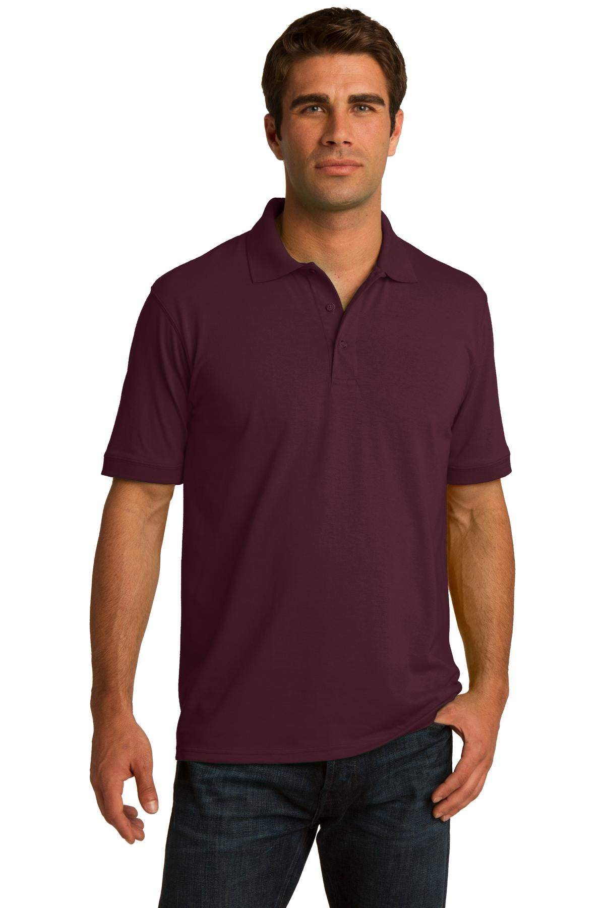 Polos/Knits Athletic Maroon Port & Company