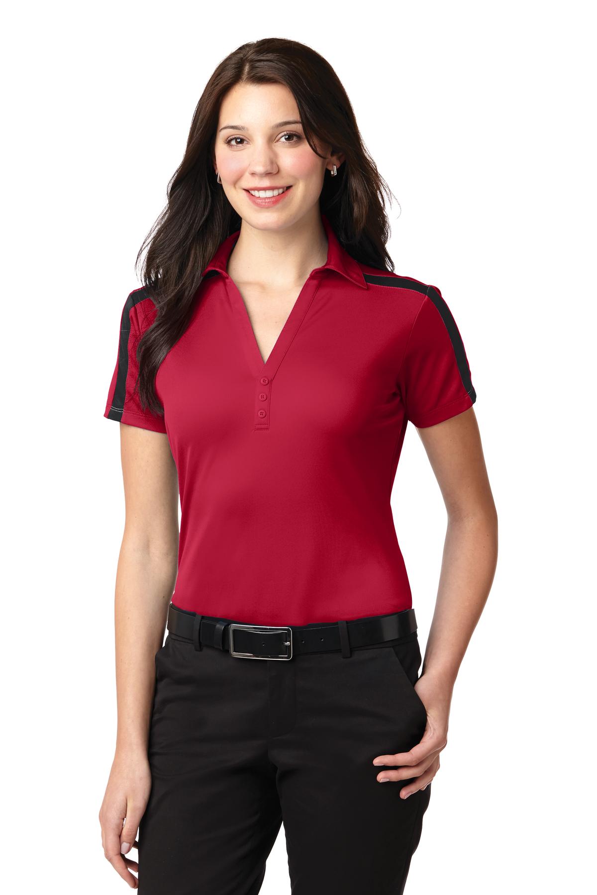 Ladies Red/ Black Port Authority