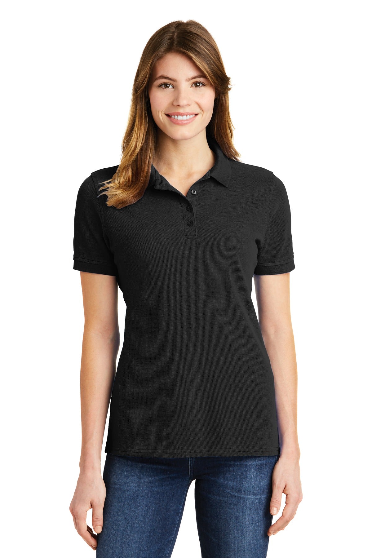 Ladies Jet Black Port & Company
