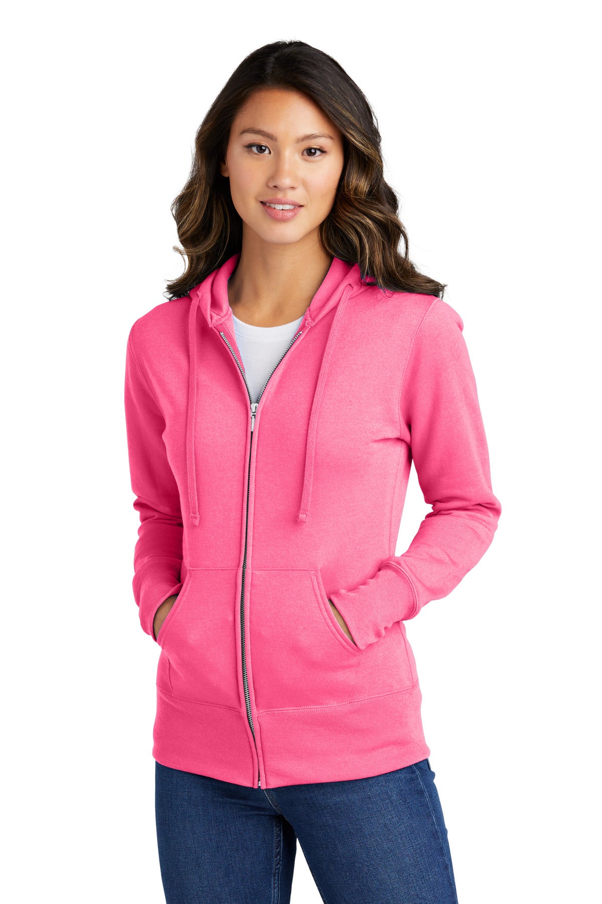 Ladies Neon Pink Port & Company