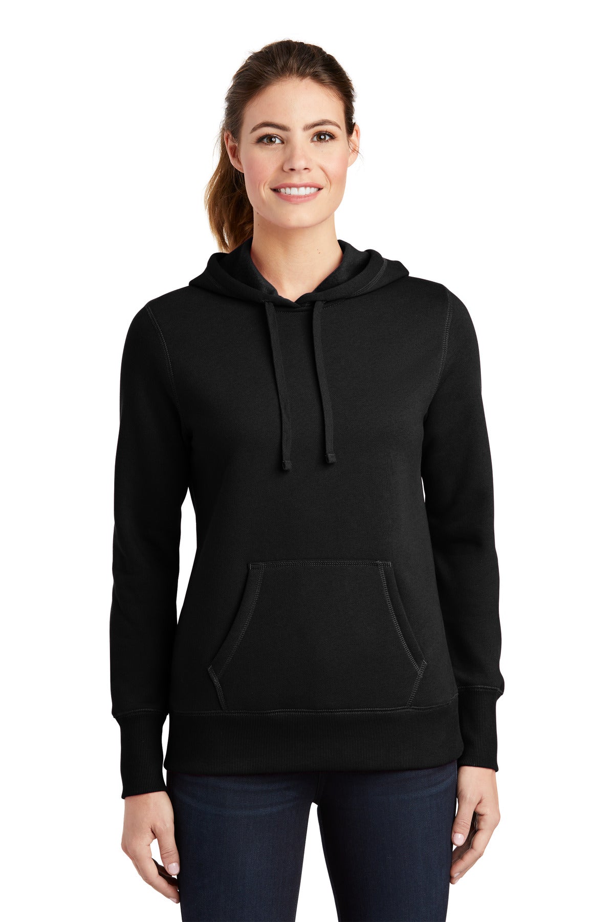 Ladies Black Sport-Tek