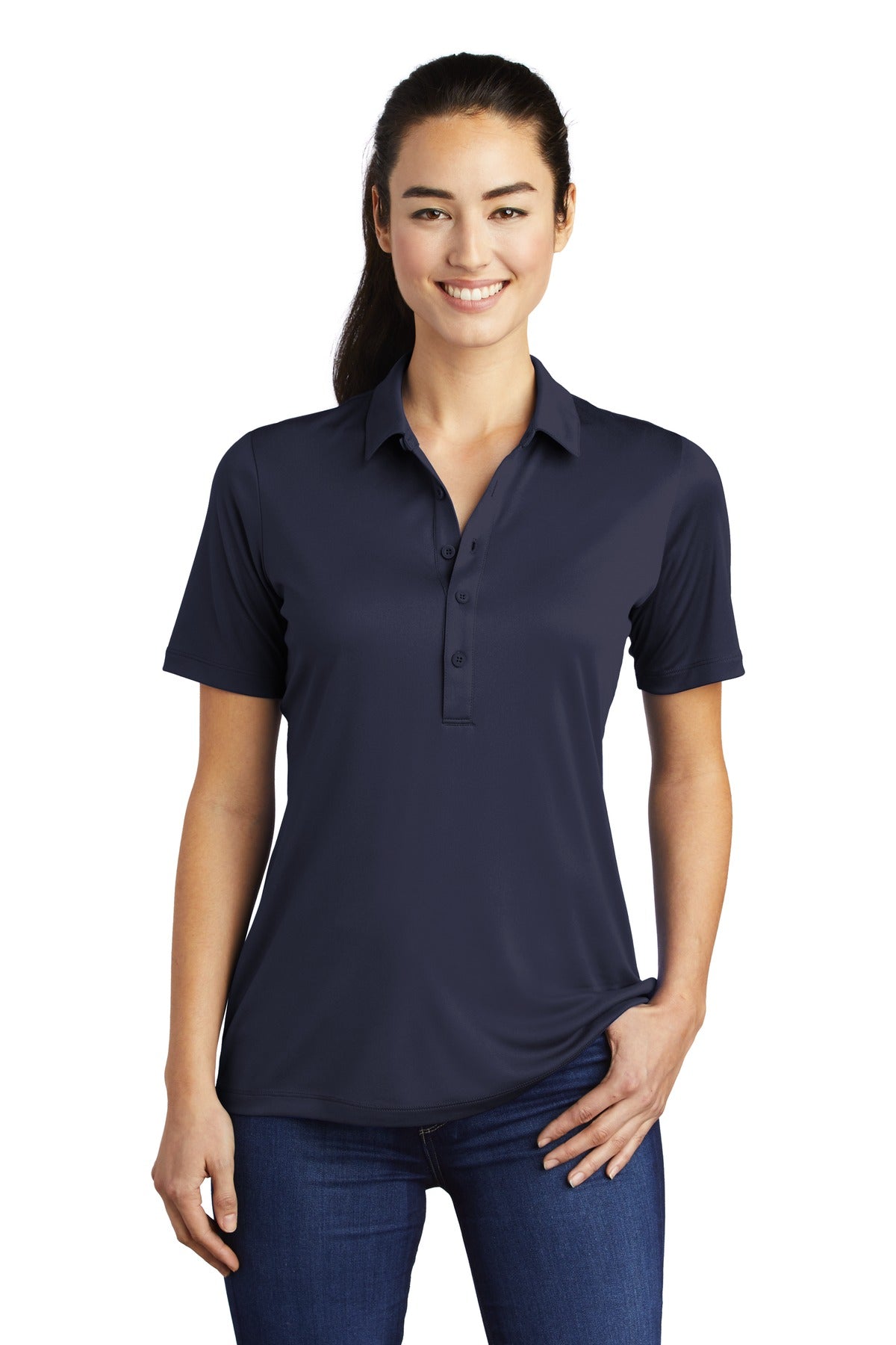 Ladies True Navy Sport-Tek