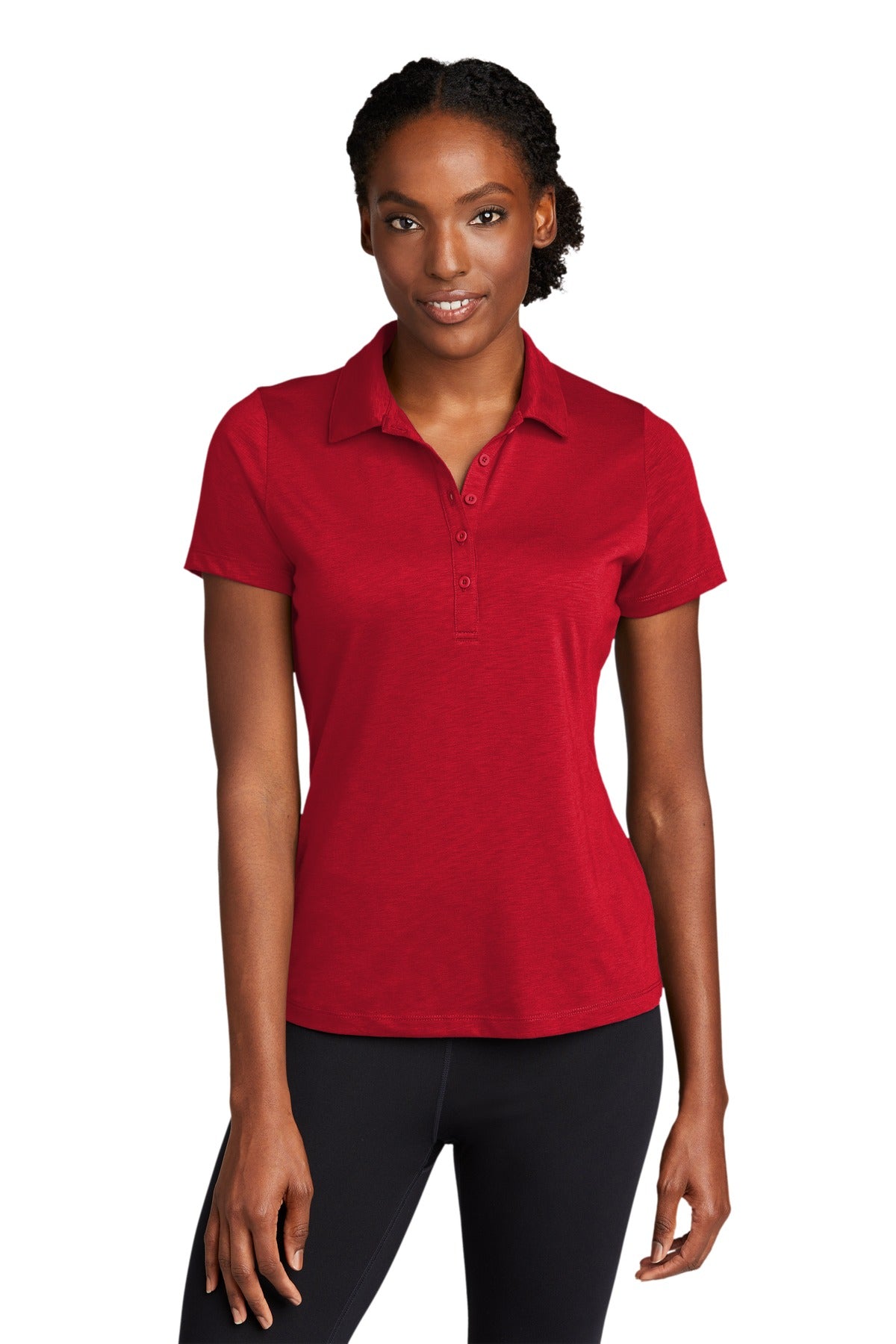 Ladies Deep Red Sport-Tek