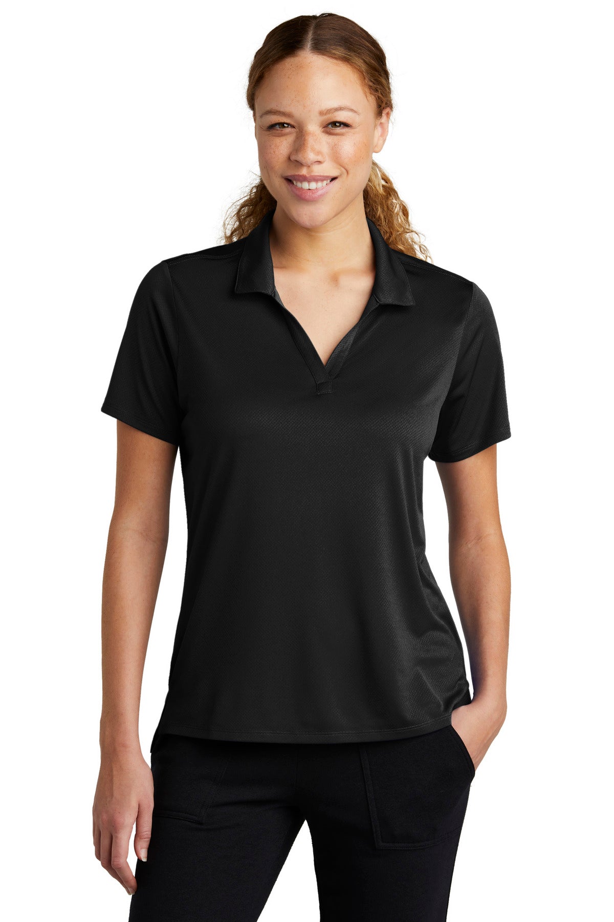 Ladies Black Sport-Tek