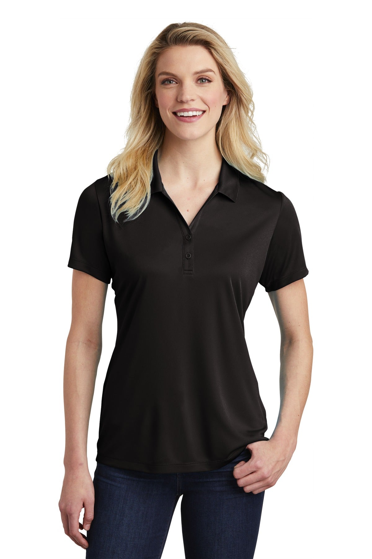 Ladies Black Sport-Tek
