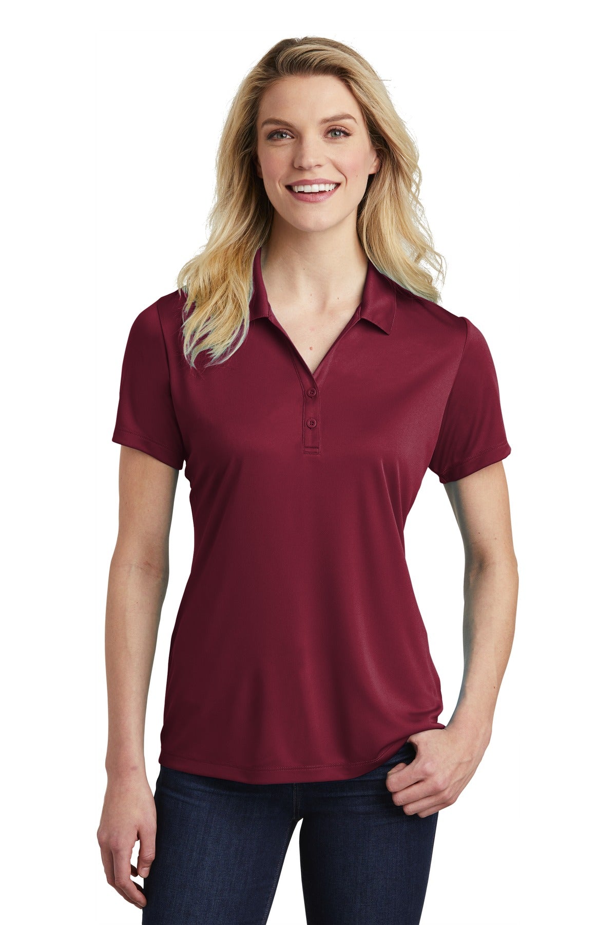 Ladies Maroon Sport-Tek