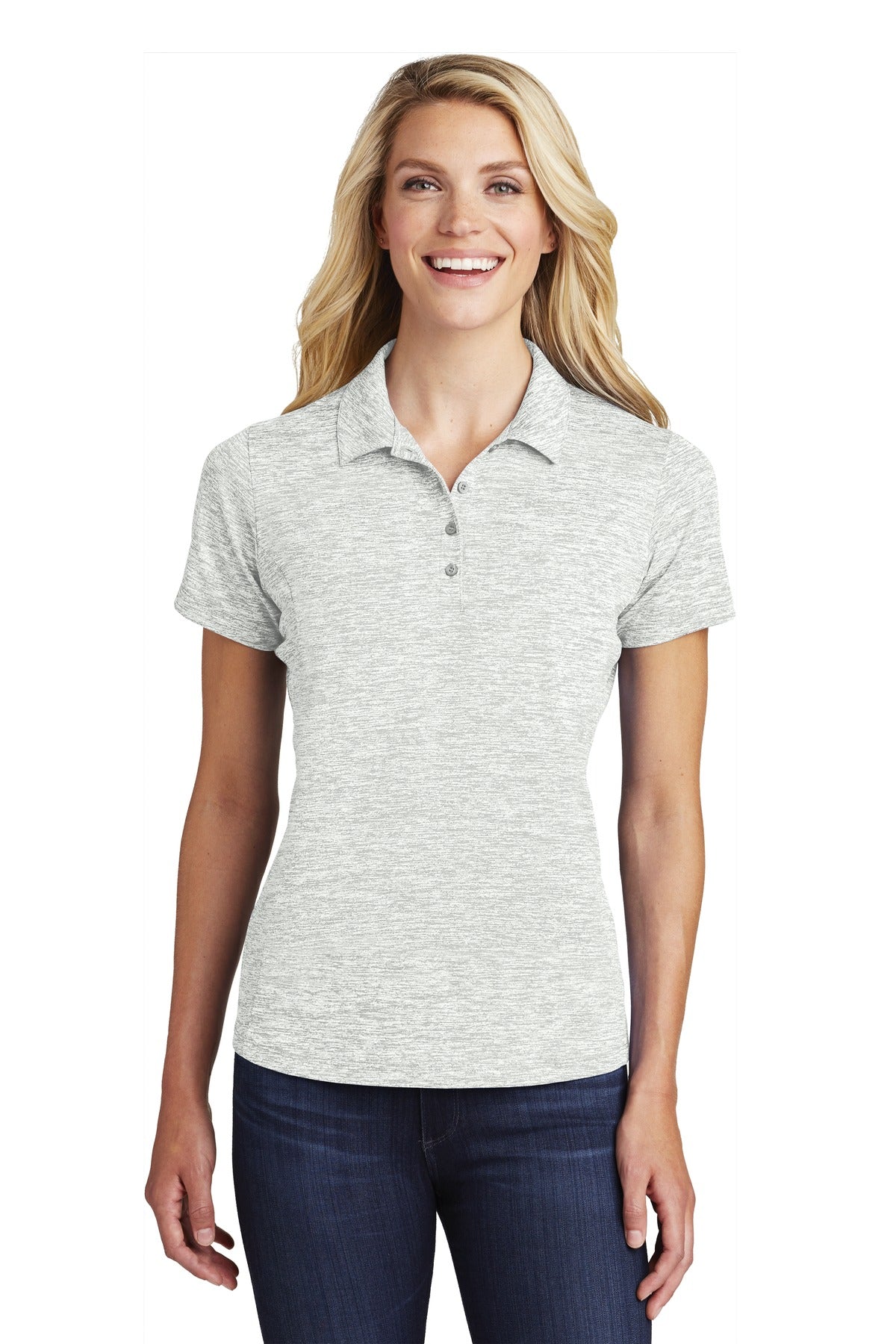 Ladies Silver Electric Sport-Tek