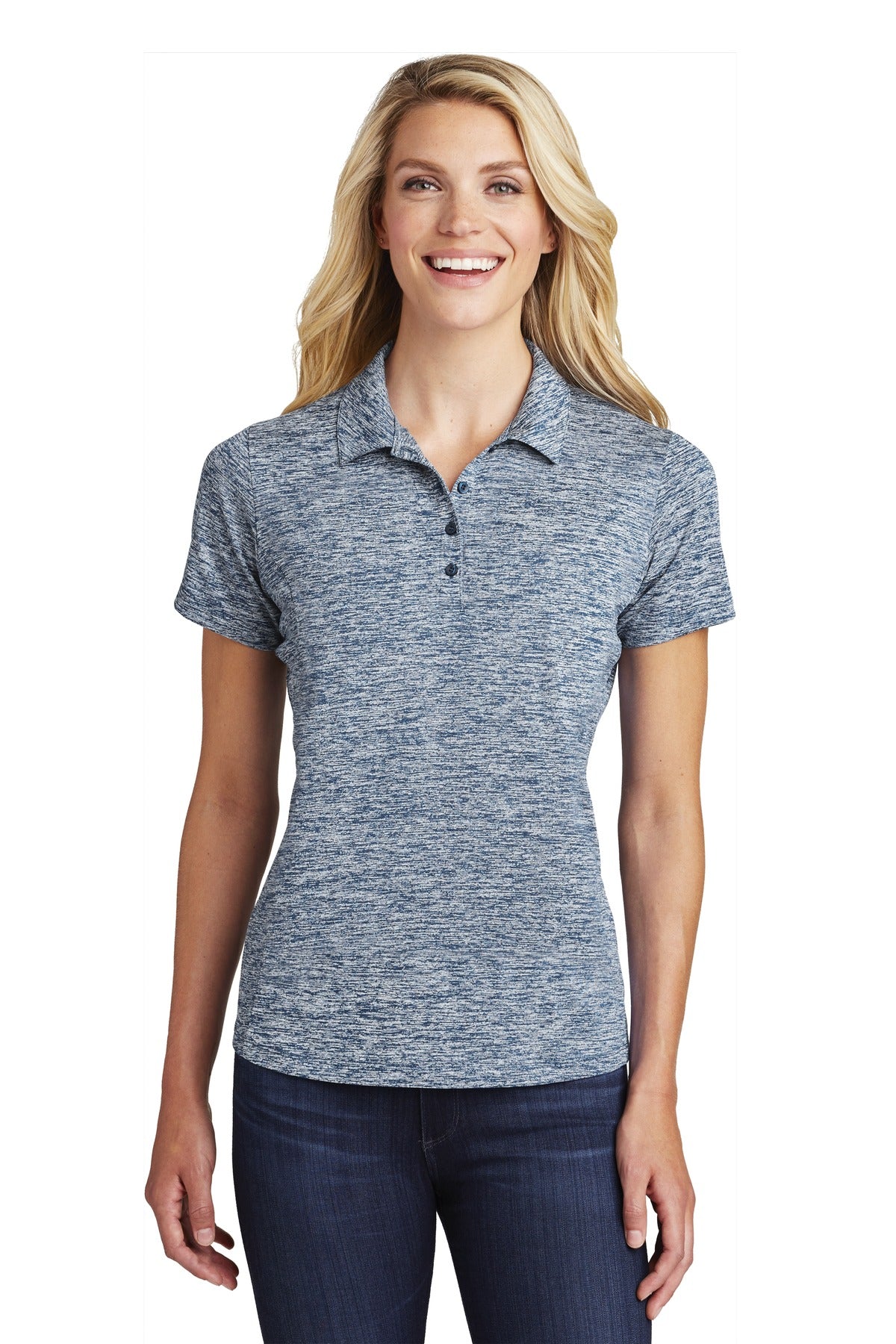 Ladies True Navy Electric Sport-Tek