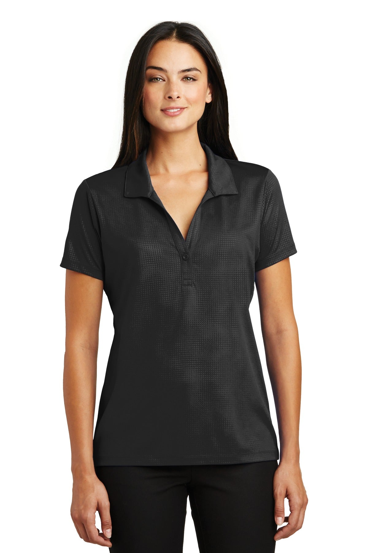 Ladies Black Sport-Tek