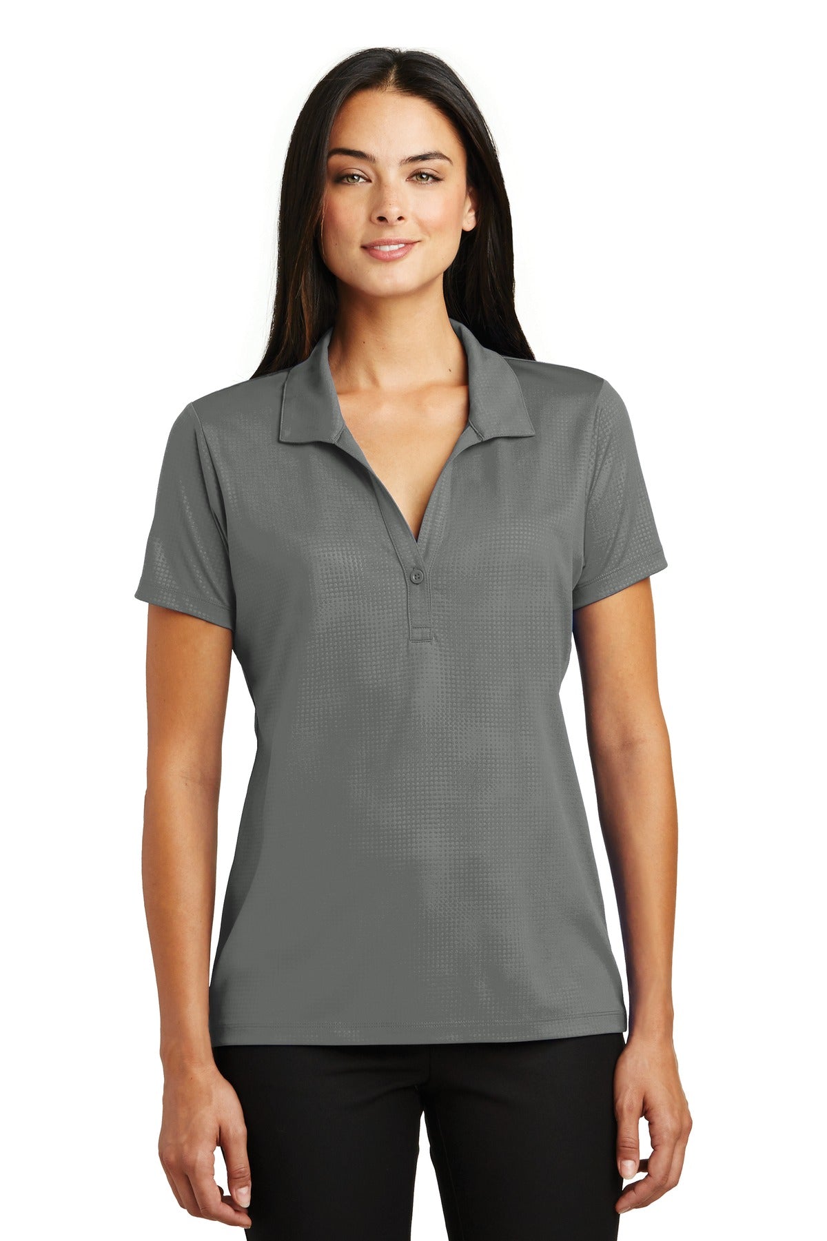 Ladies Dark Smoke Grey Sport-Tek