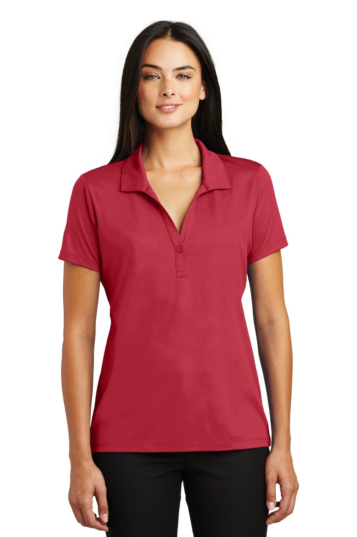 Ladies Deep Red Sport-Tek