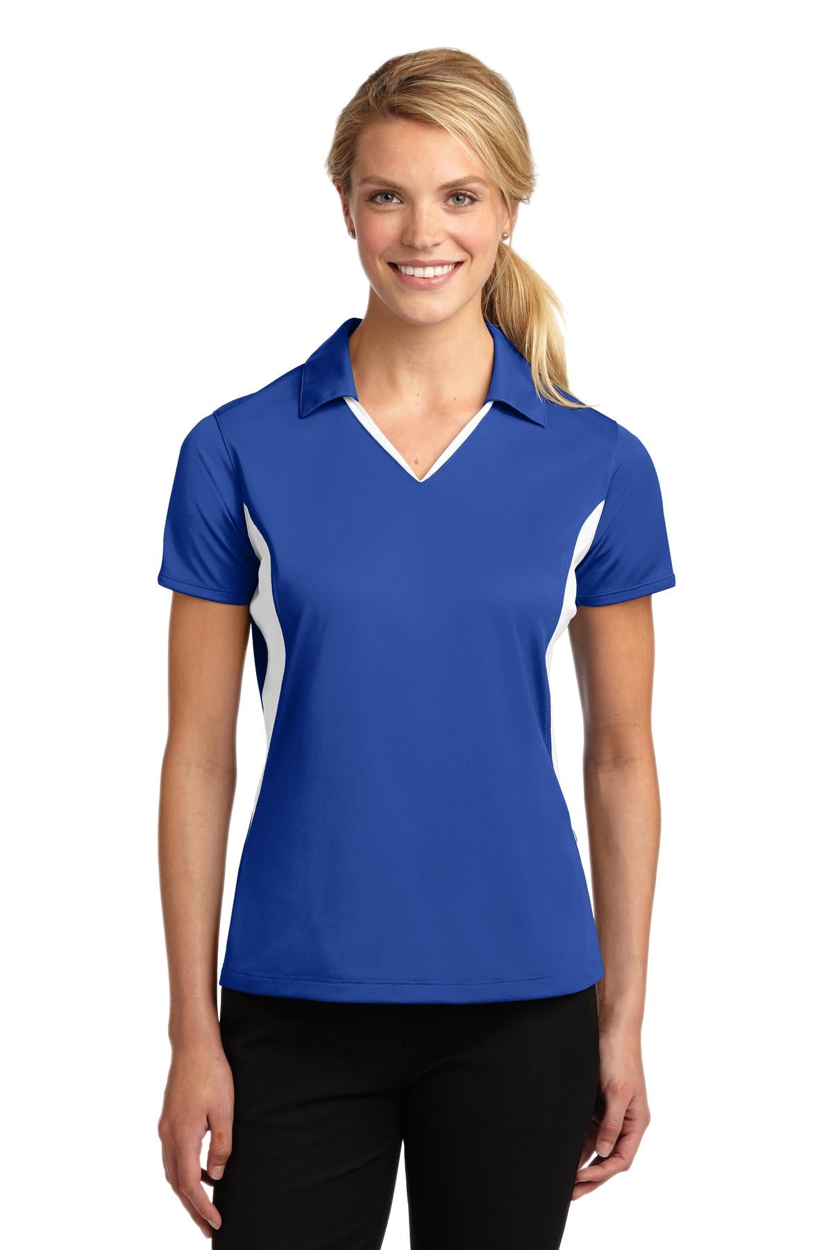 Ladies True Royal/ White Sport-Tek