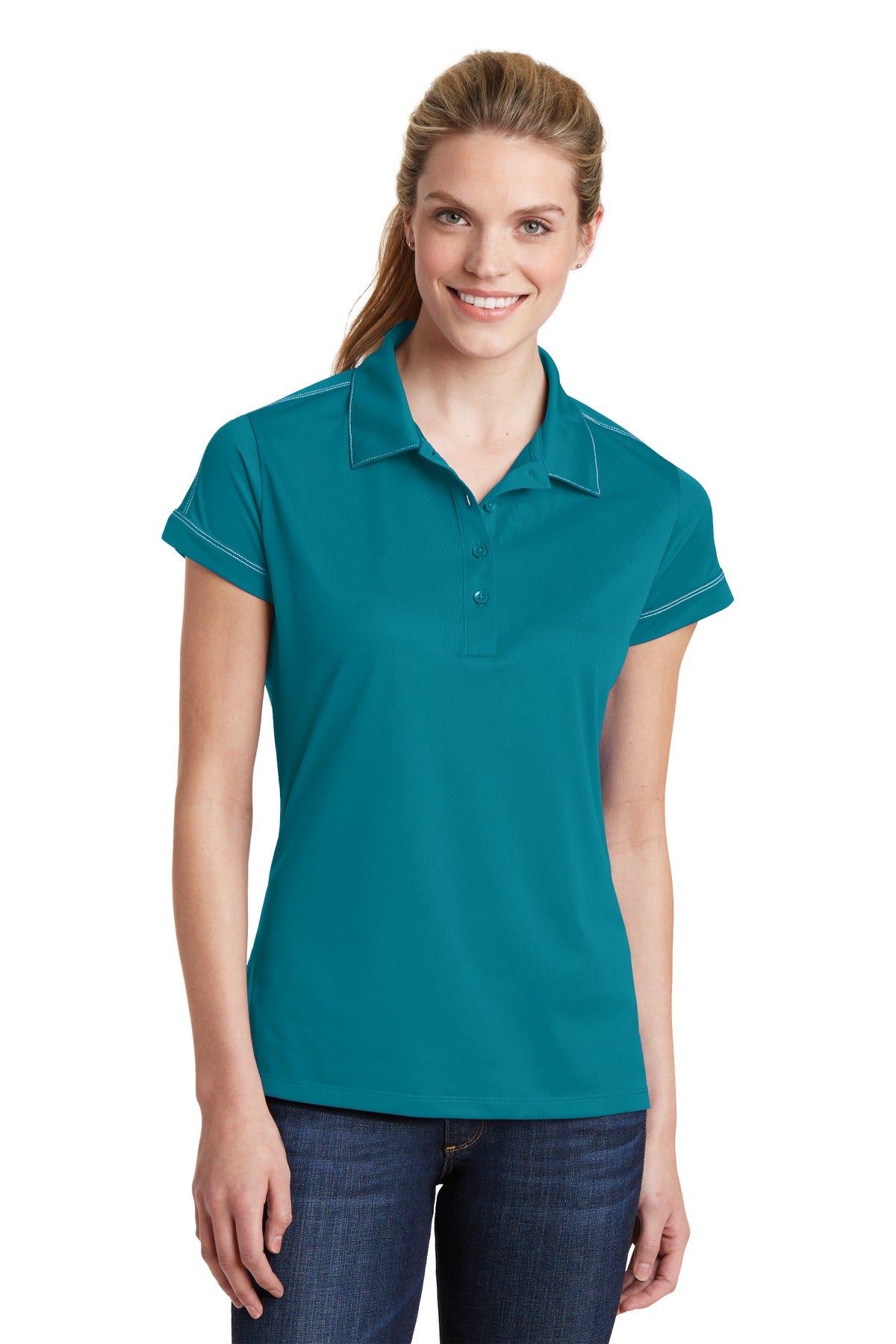 Ladies Tropic Blue Sport-Tek