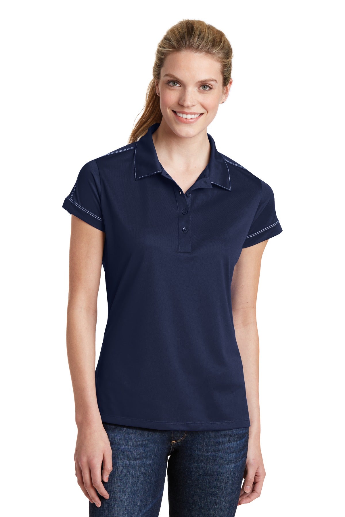 Ladies True Navy Sport-Tek