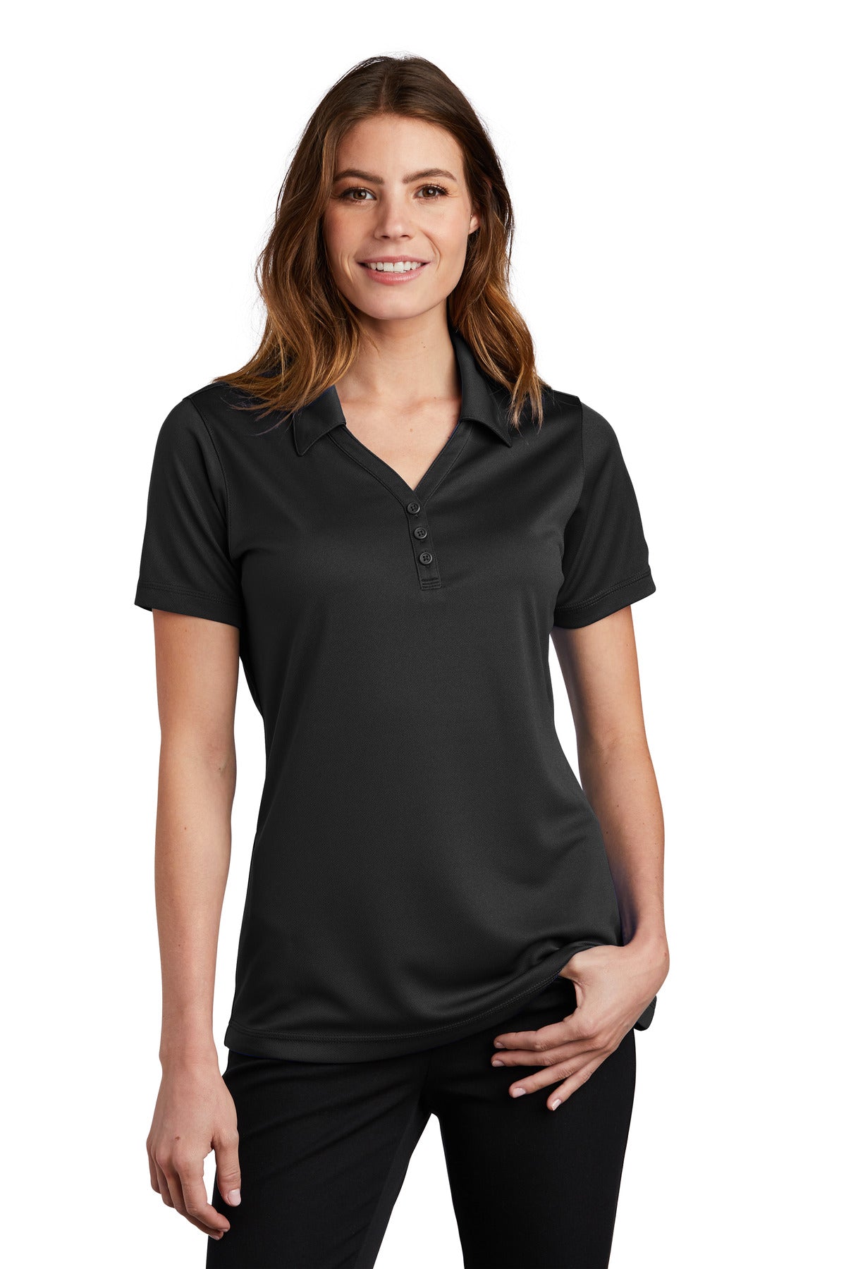 Ladies Black Sport-Tek