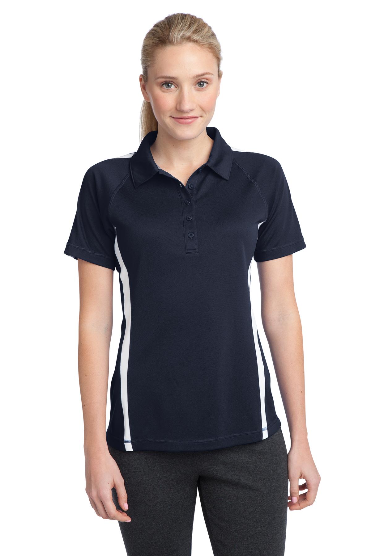 Ladies True Navy/ White Sport-Tek