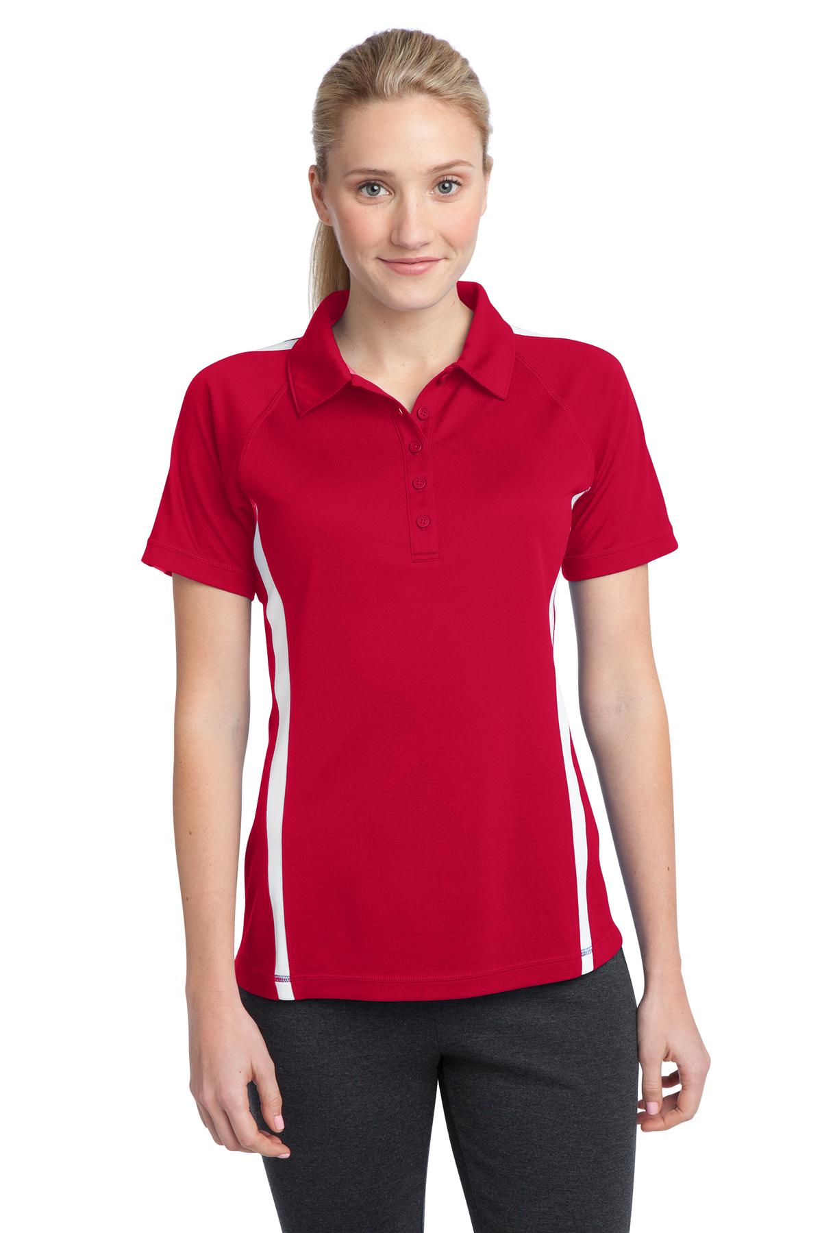 Ladies True Red/ White Sport-Tek