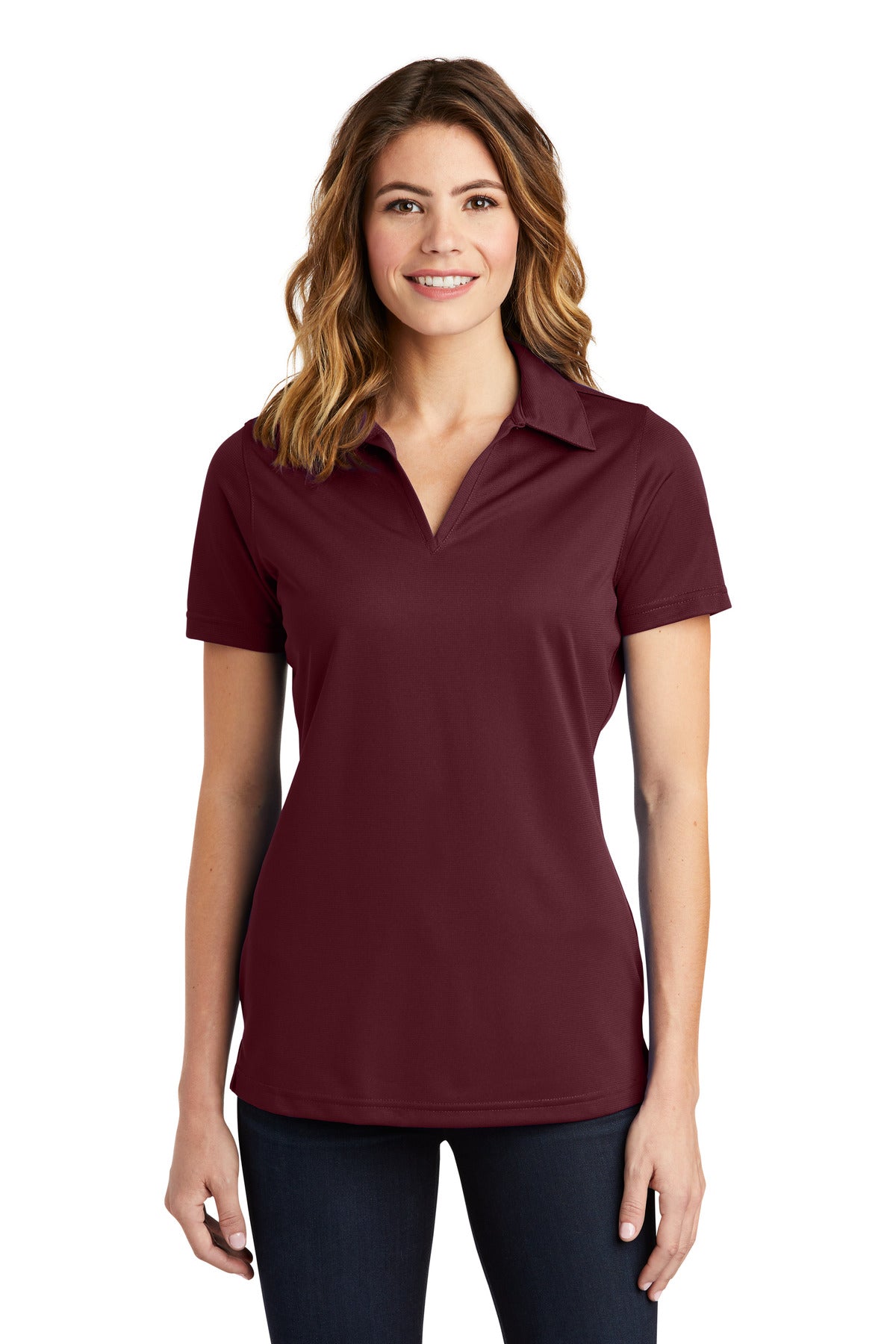 Ladies Maroon Sport-Tek