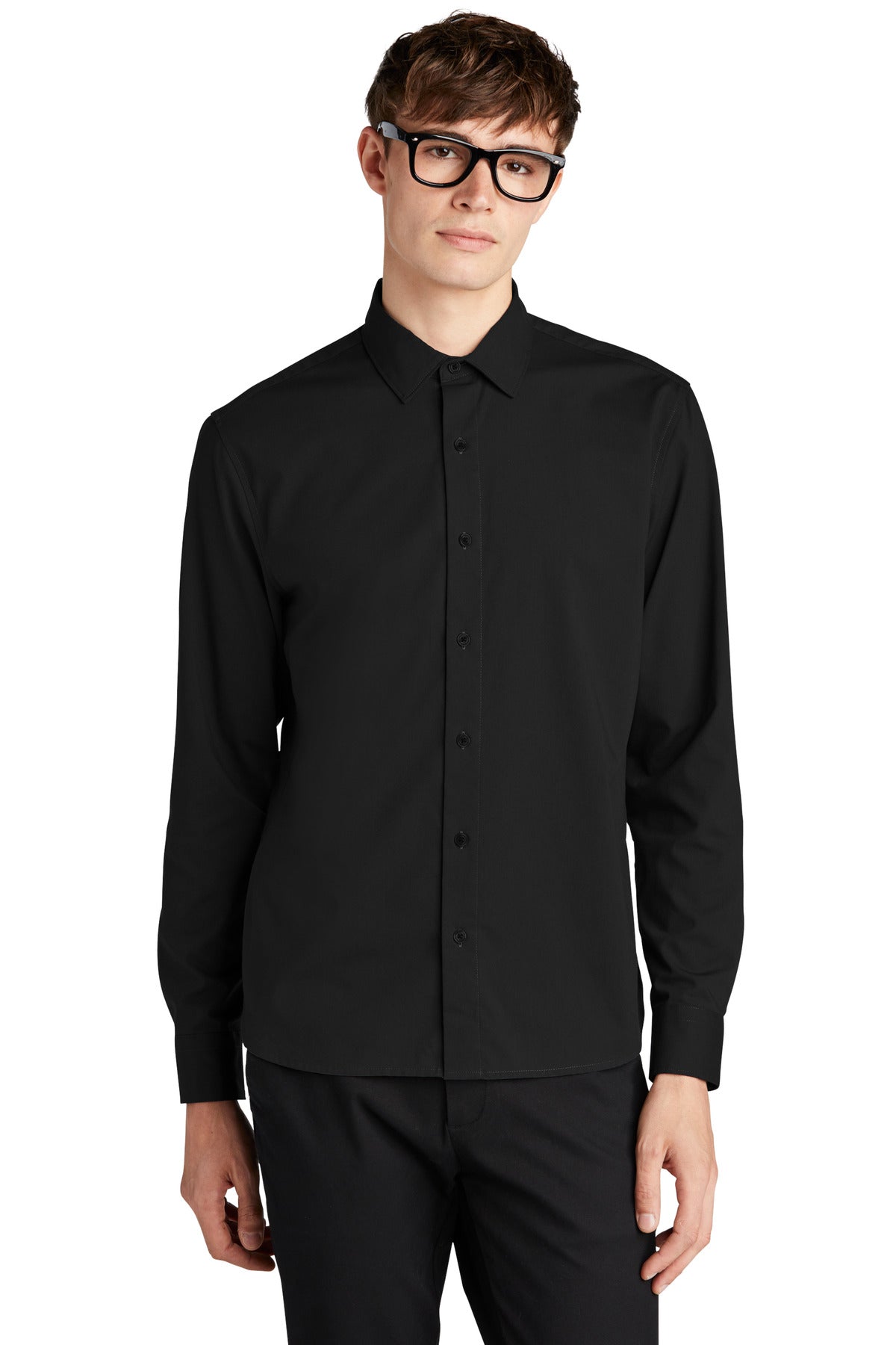 Woven Shirts Deep Black Mercer+Mettle