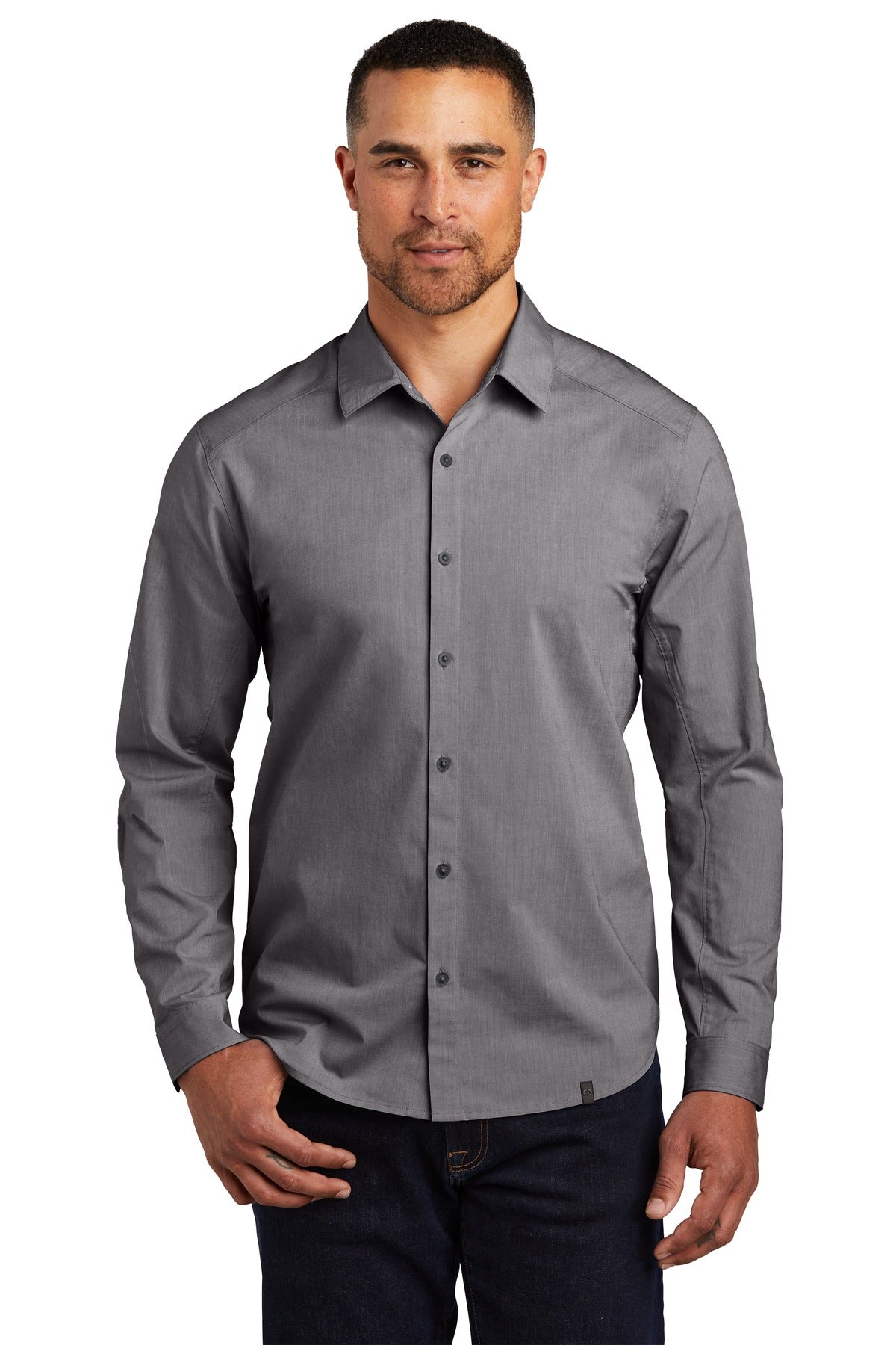 Woven Shirts Gear Grey Heather OGIO