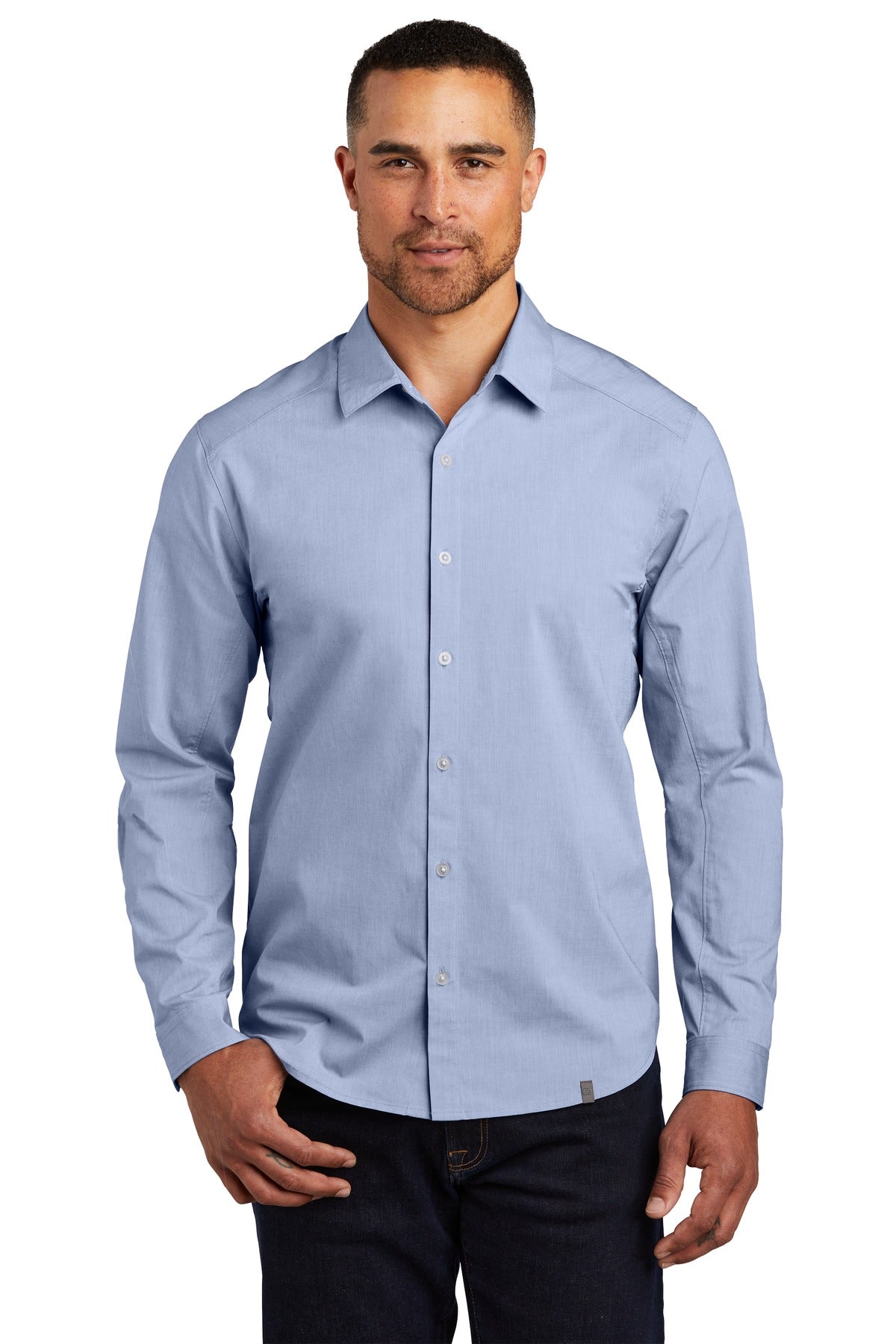 Woven Shirts Metal Blue Heather OGIO