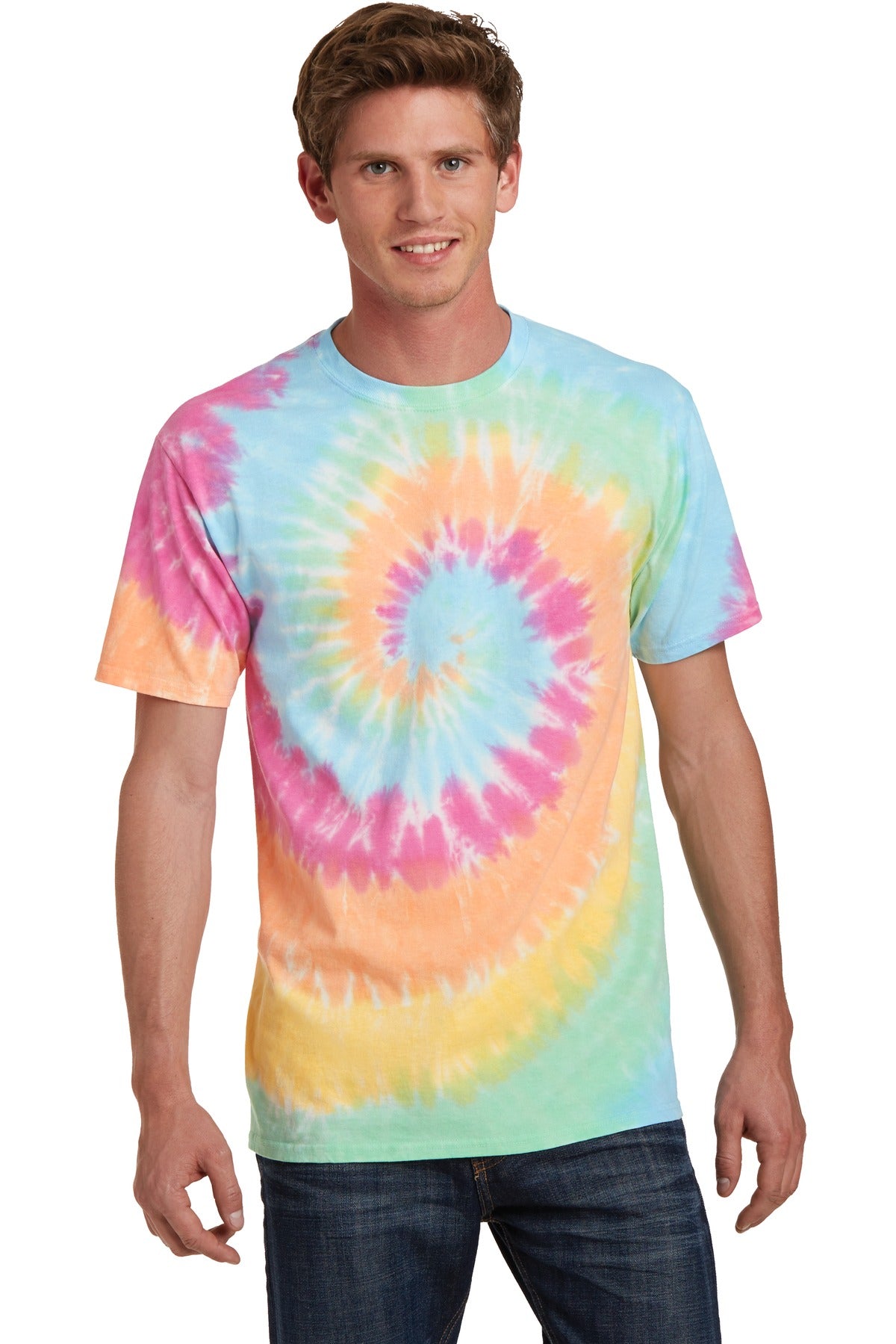 T-Shirts Pastel Rainbow Port & Company