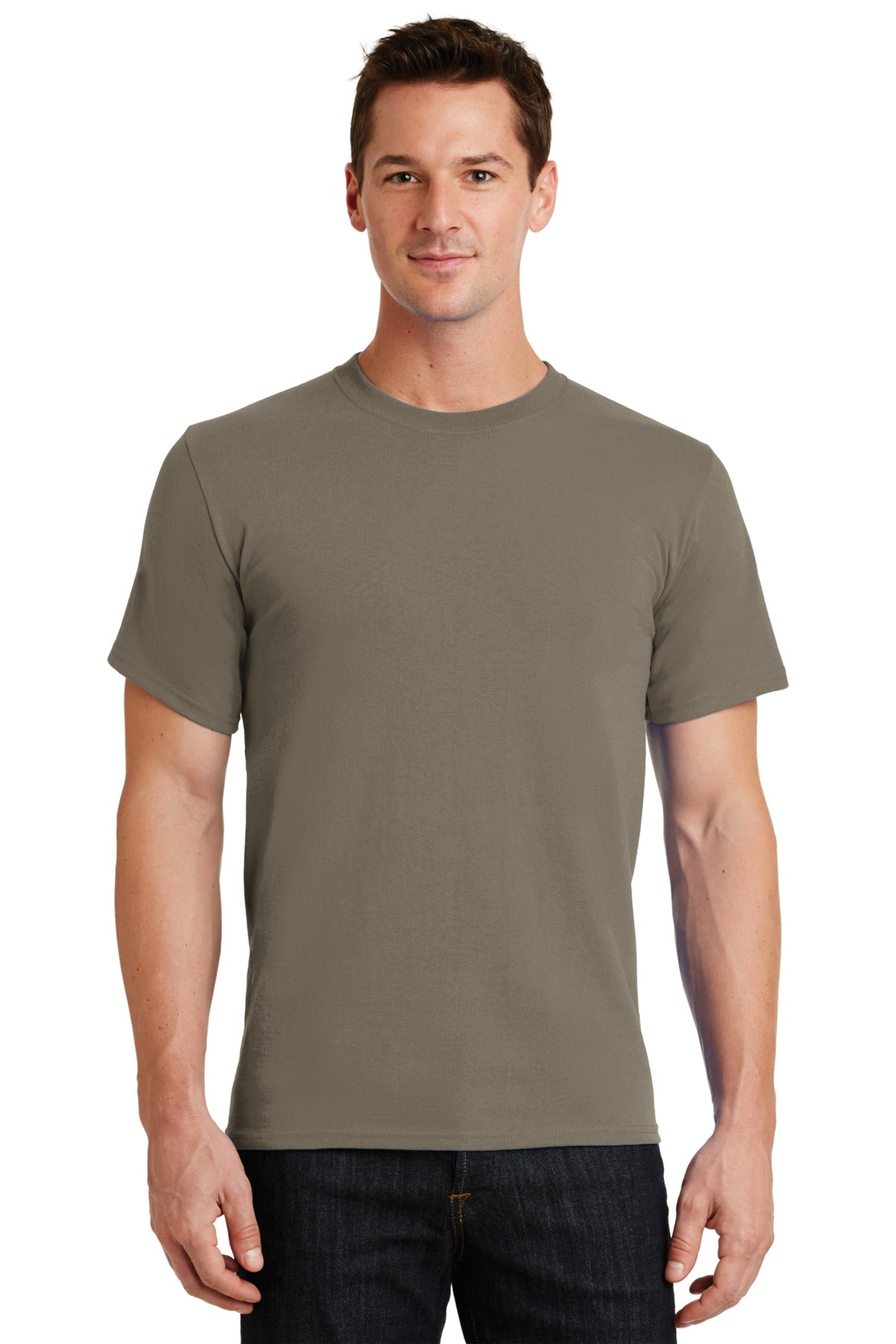 T-Shirts Dusty Brown Port & Company