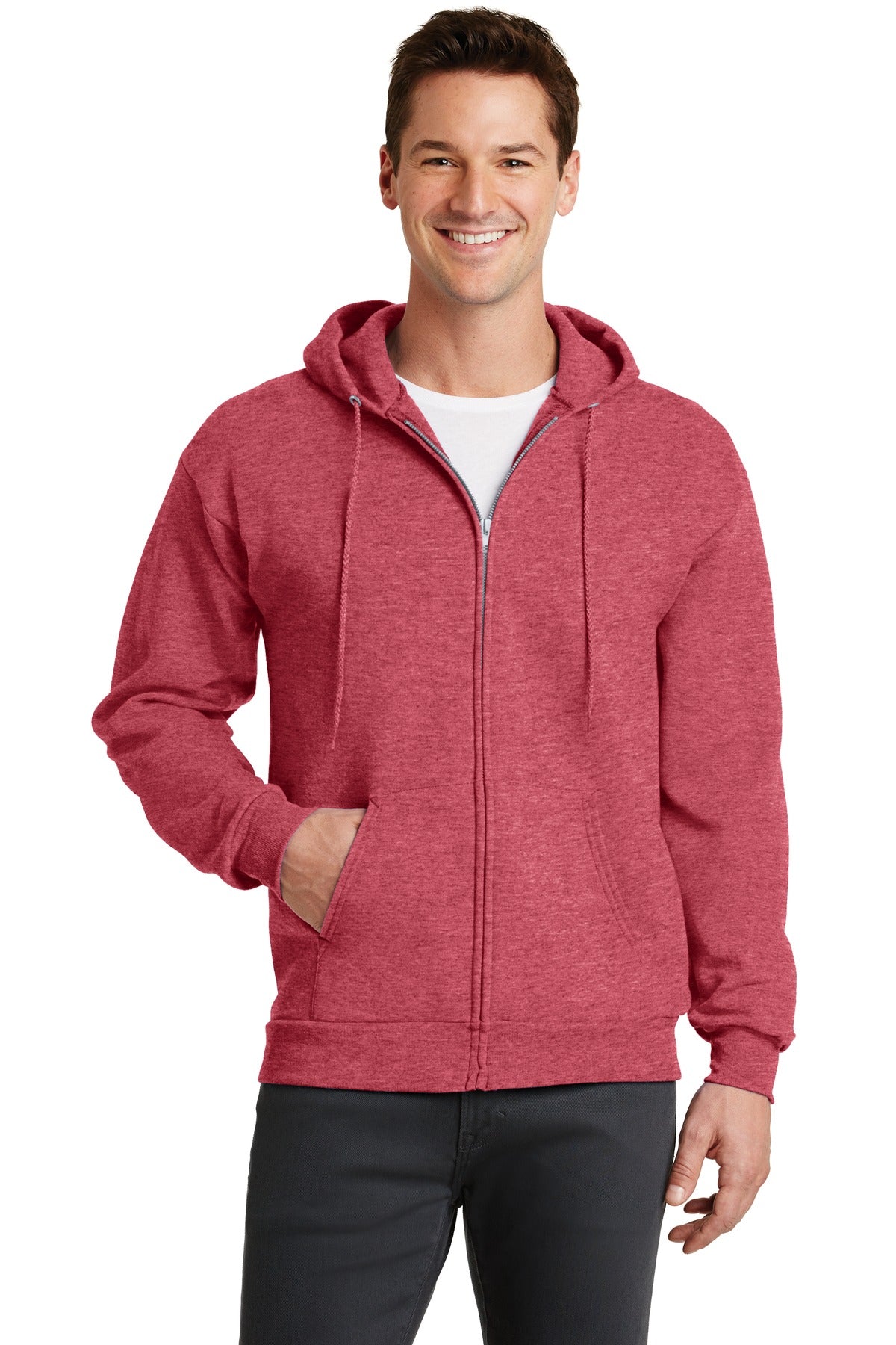 Sweatshirts/Fleece Heather Red Port & Company