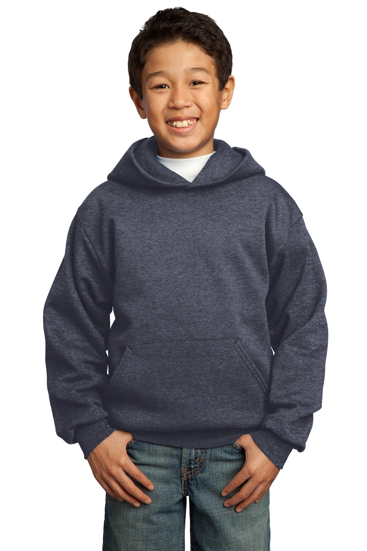 Sweatshirts/Fleece Heather Navy Port & Company