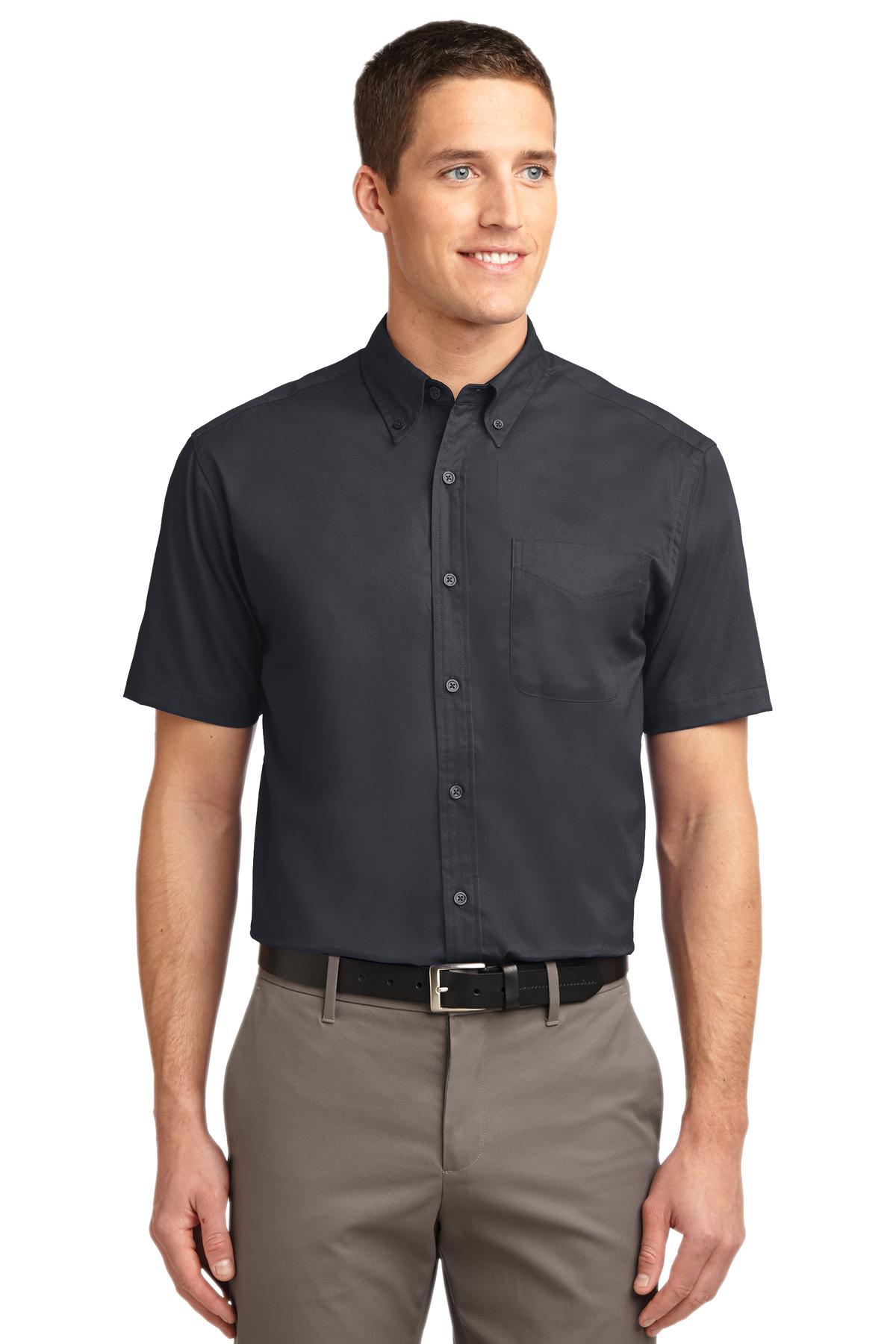 Woven Shirts Classic Navy Light Stone Port Authority
