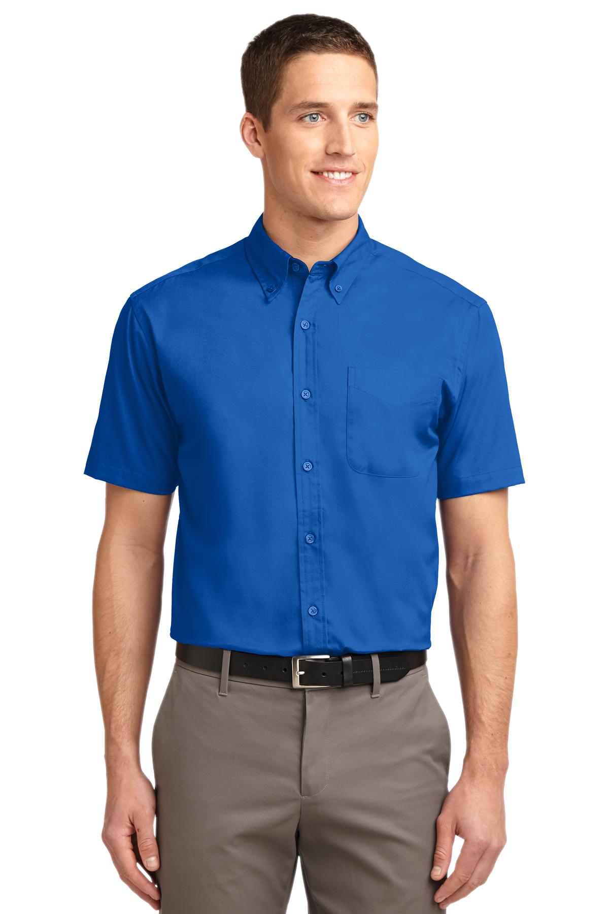 Woven Shirts Strong Blue Port Authority