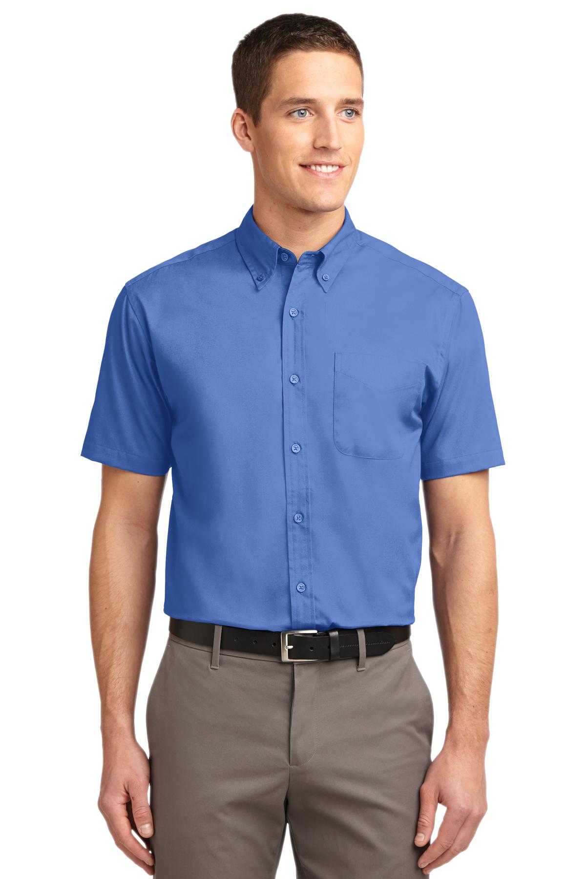 Woven Shirts Ultramarine Blue Port Authority